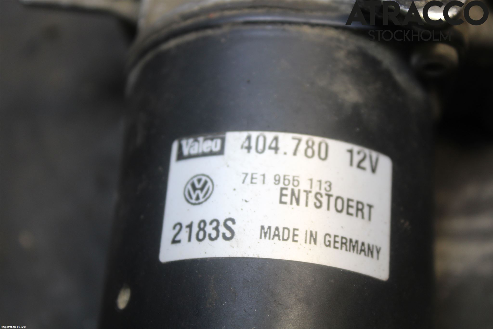 Volkswagen VW TRANSP/CARAVELLE (T5) 04-15 Torkarmotor Vindruta