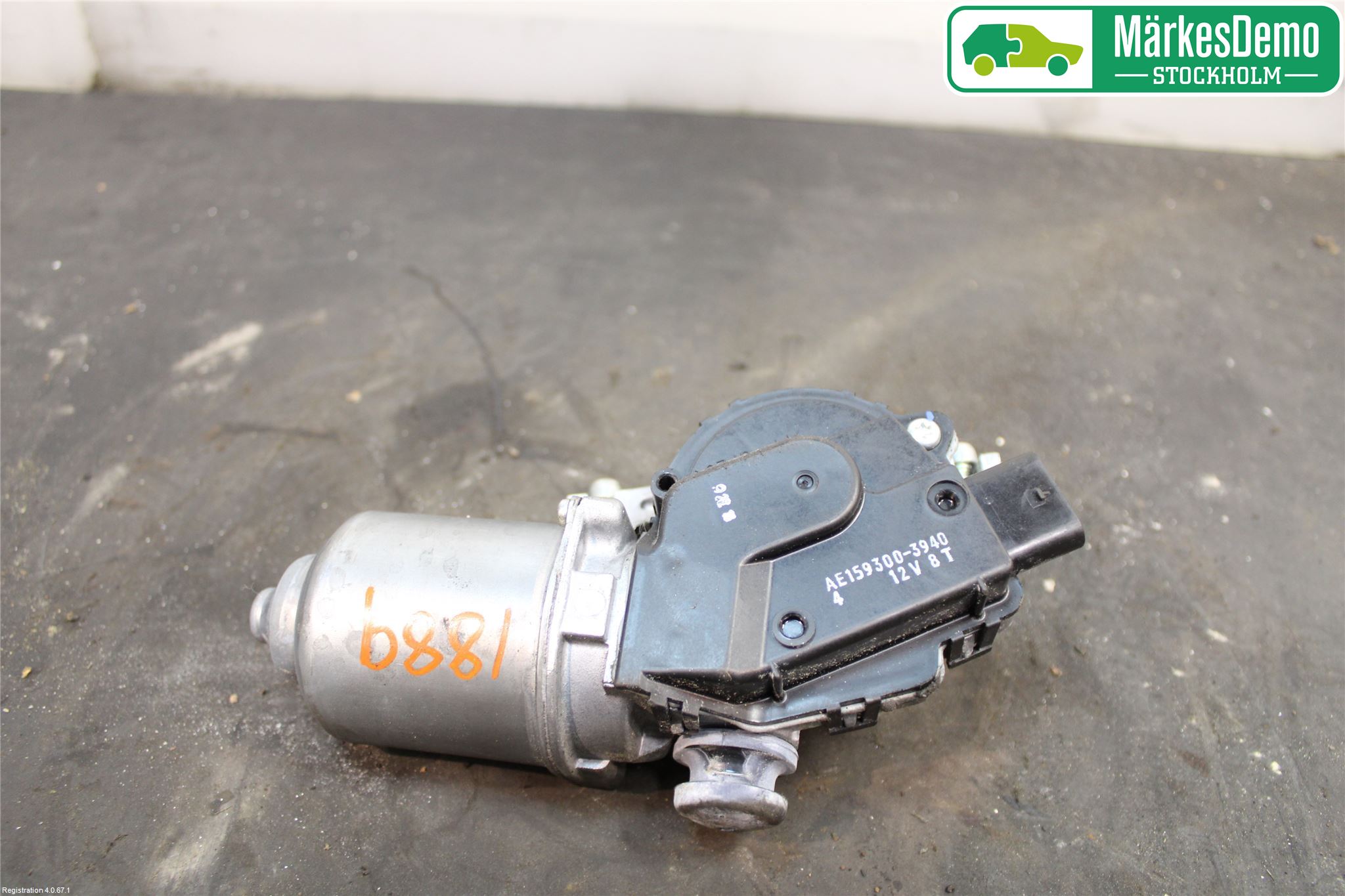 BMW X5 F15 13-18 Torkarmotor Vindruta