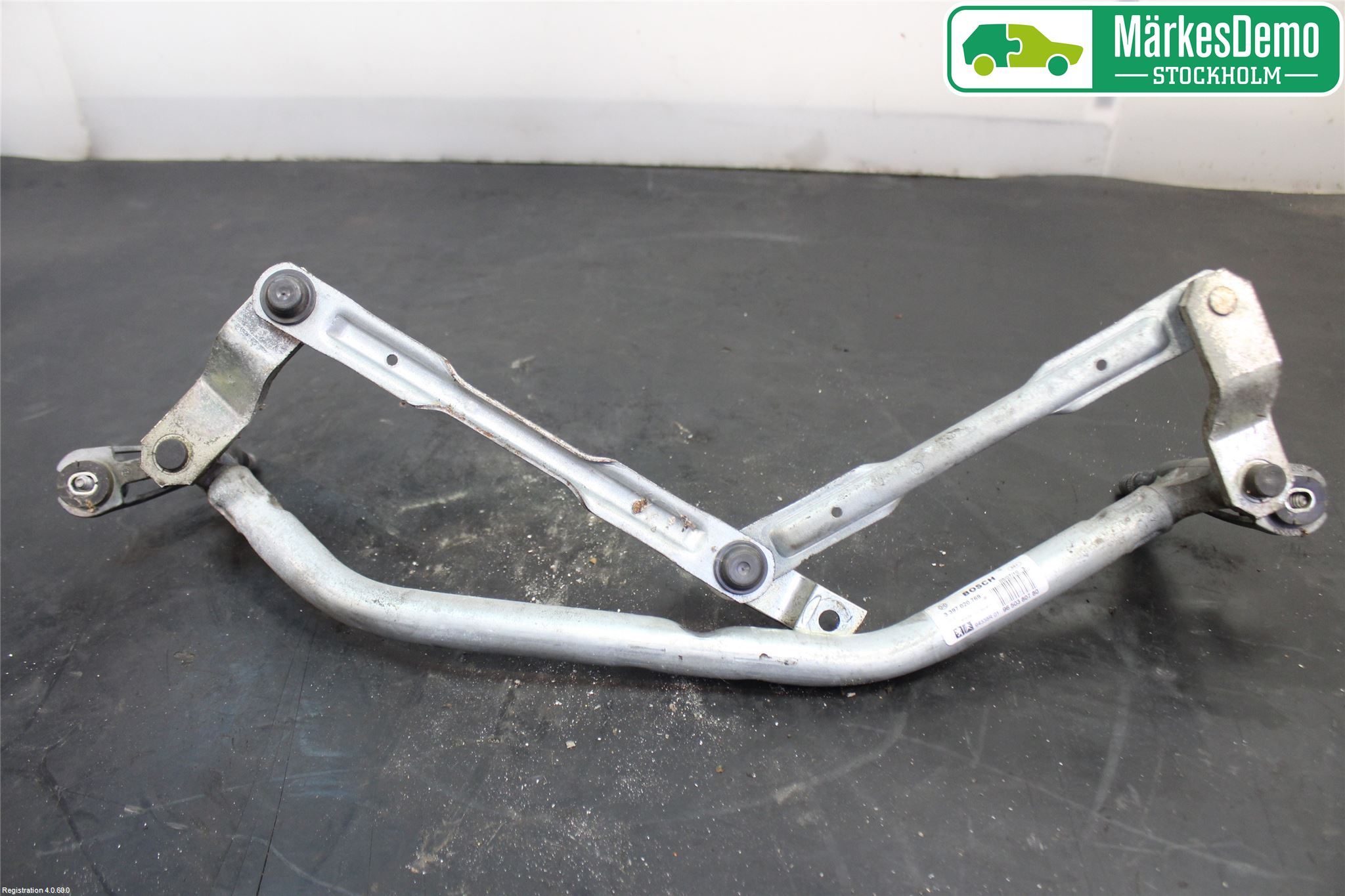 Peugeot 207 Torkarmekanism Vindruta