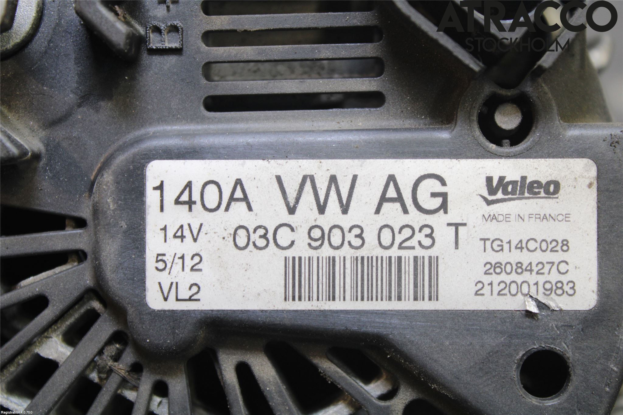 Volkswagen VW PASSAT 11-14 Generator