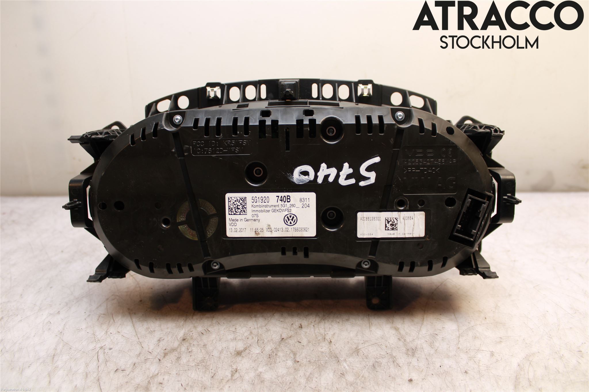 Volkswagen VW GOLF / E-GOLF VII 13-20 Instrument Komb
