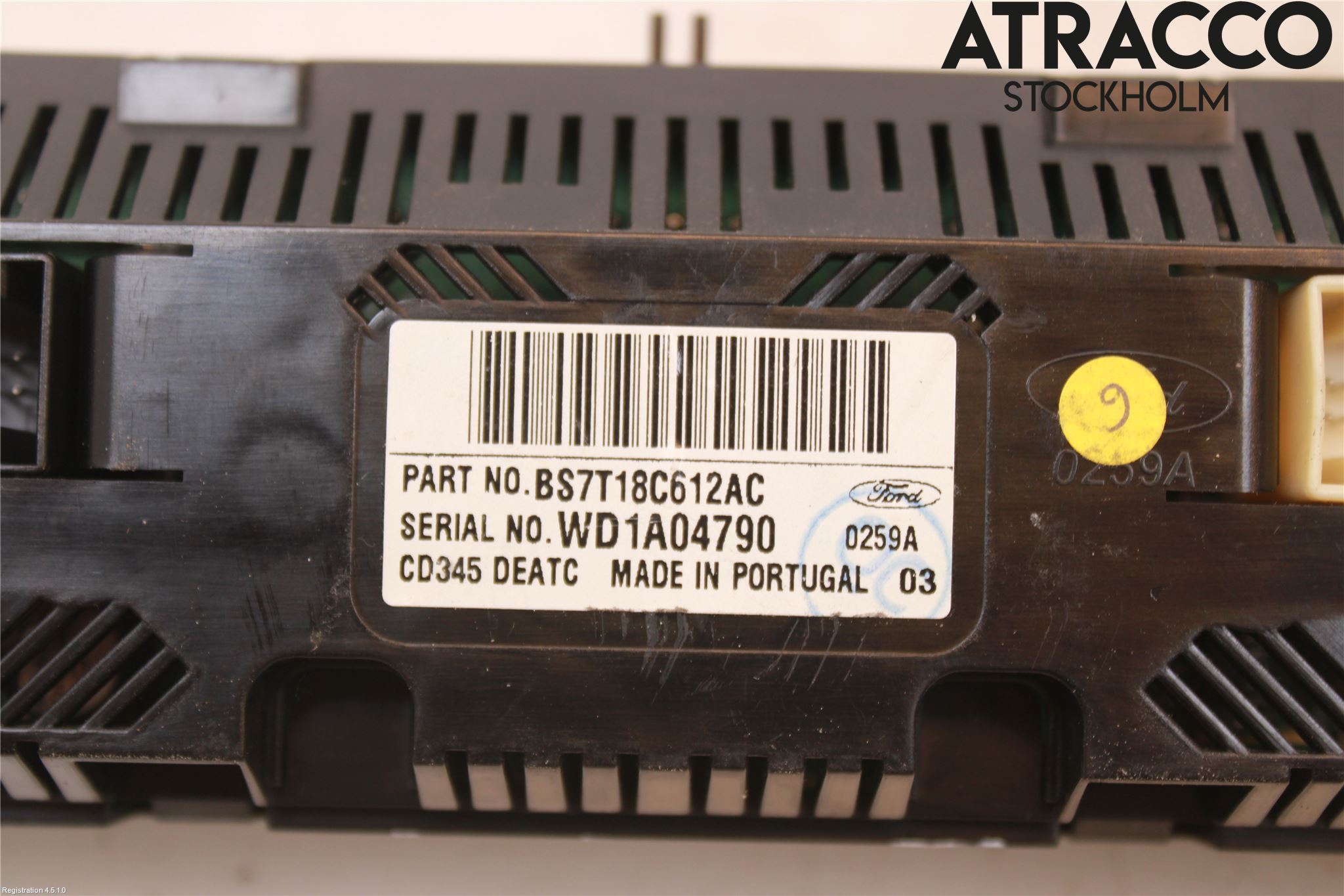 Ford MONDEO 07-15 Ac Styrenhet Ac Manöveren