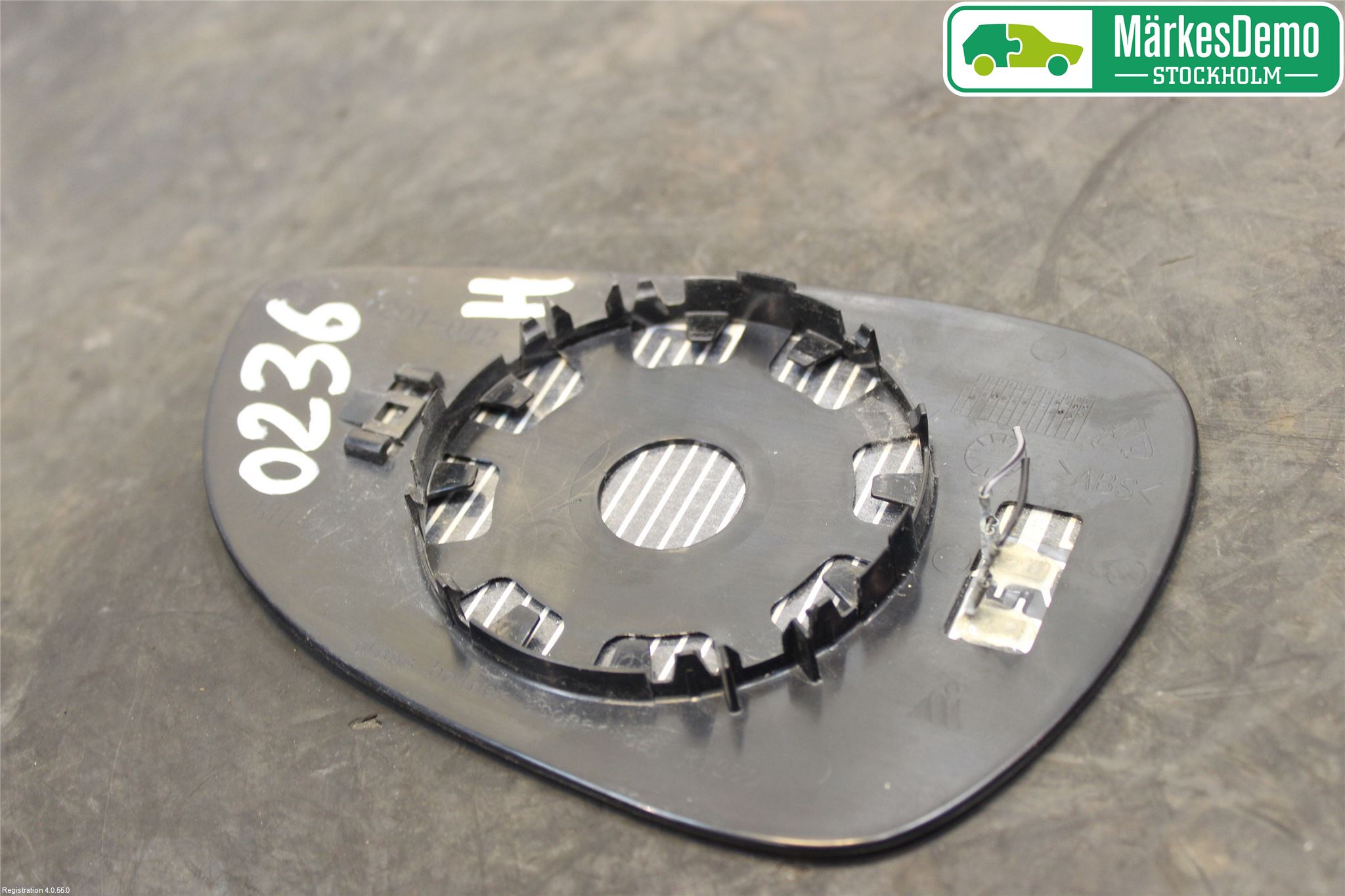 Ford FIESTA 09-12 Spegelglas Hö