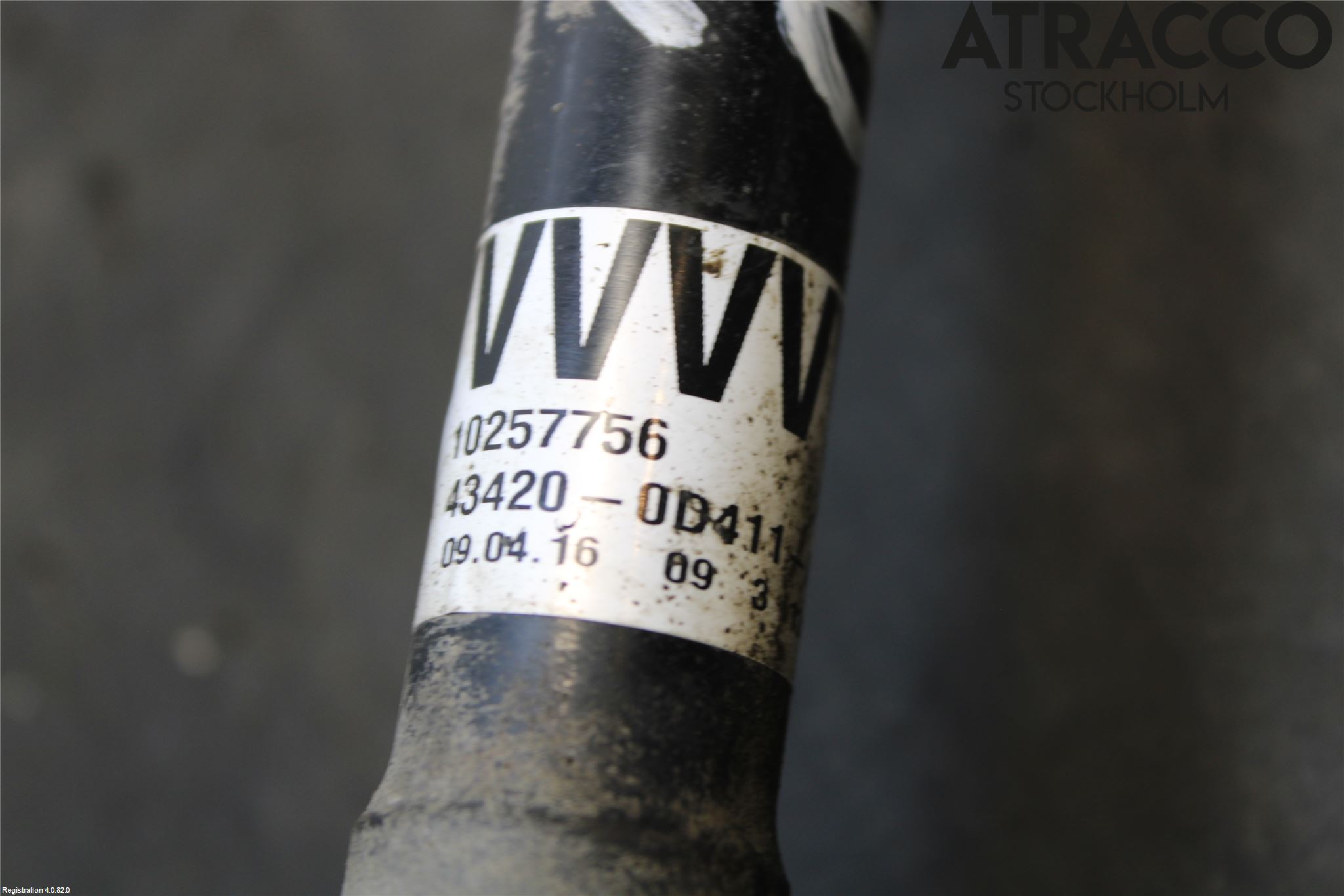 Toyota YARIS XP130 15-20 Drivaxel Fram Vänster