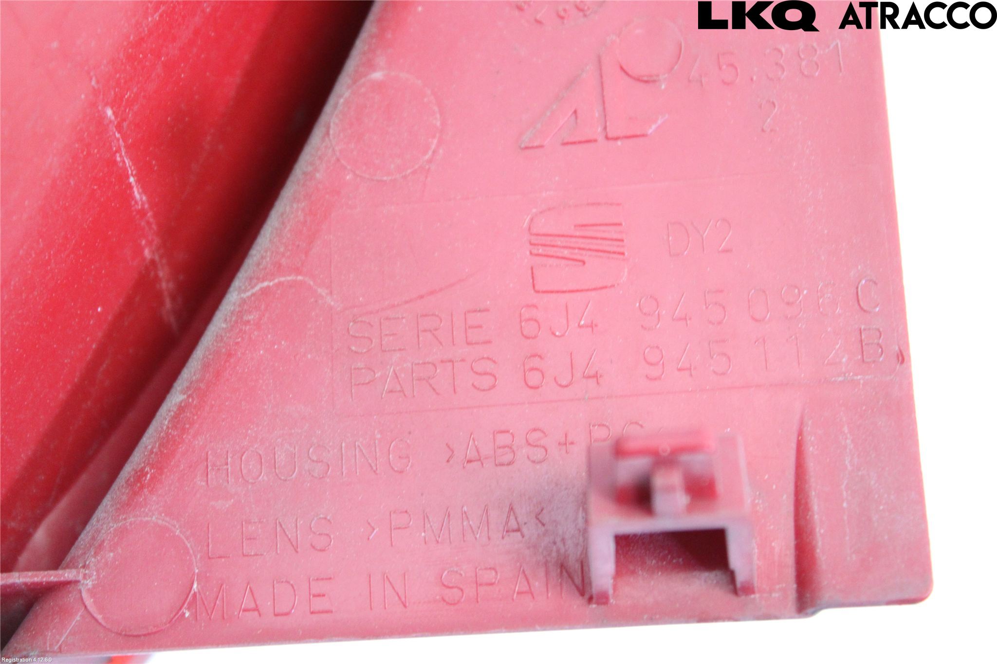 Seat IBIZA IV 08-16 Bakljusglas Vänster