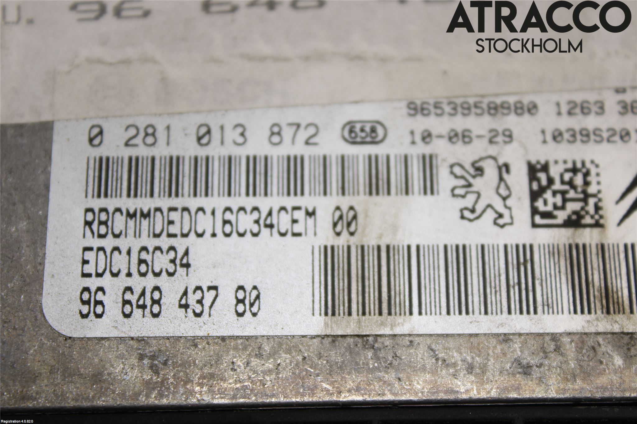 Peugeot 308 08-13 Styrenhet Insprut Bensin