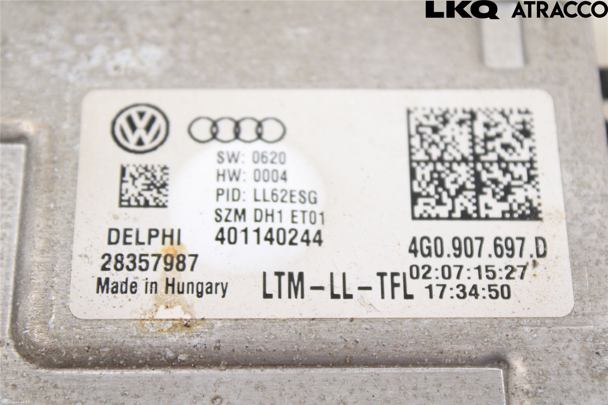 Audi A4 12-15 Styrenhet Strålkastare