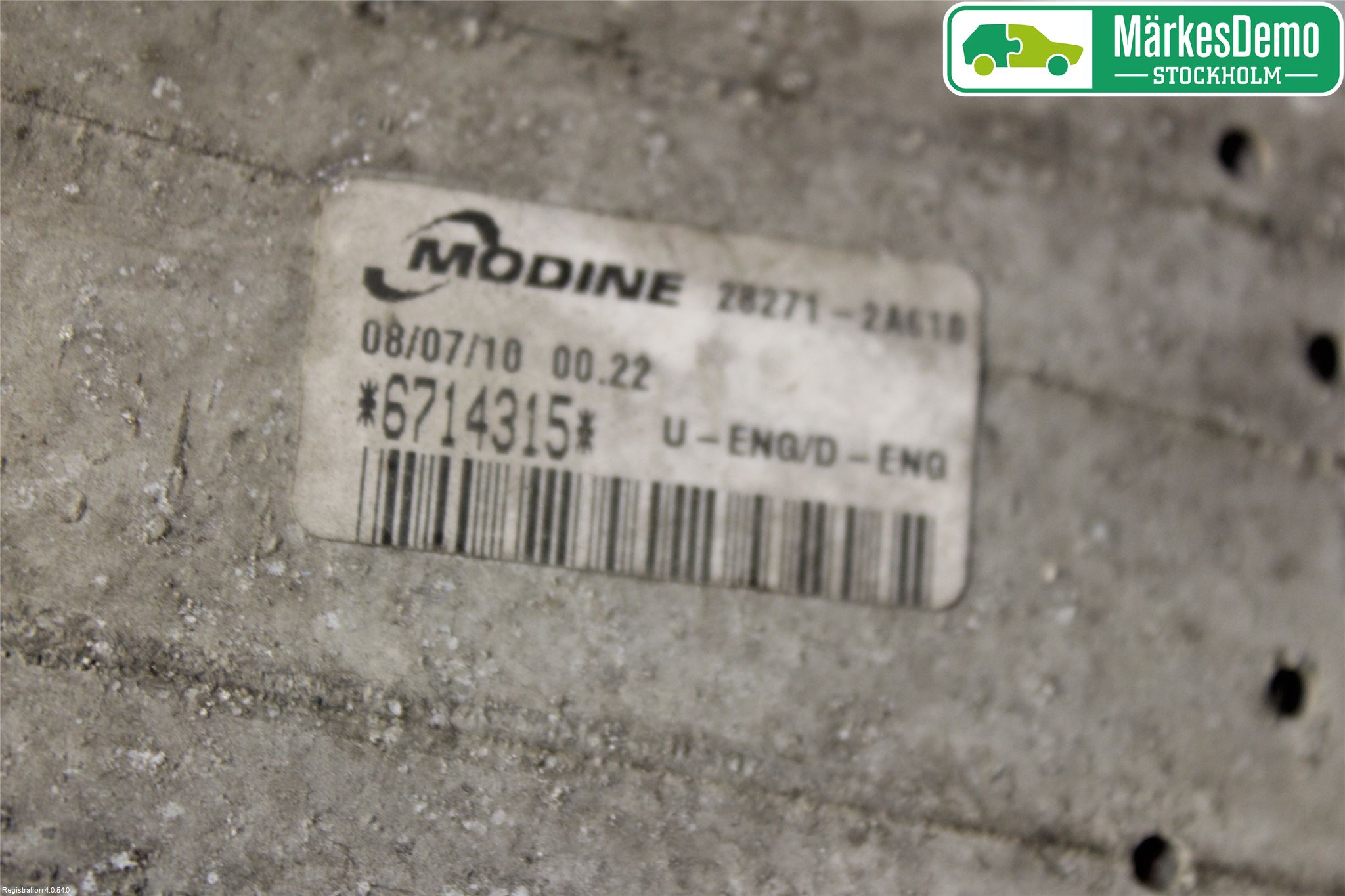 Kia CEED 06-12 Laddluft-Intercooler Kyl