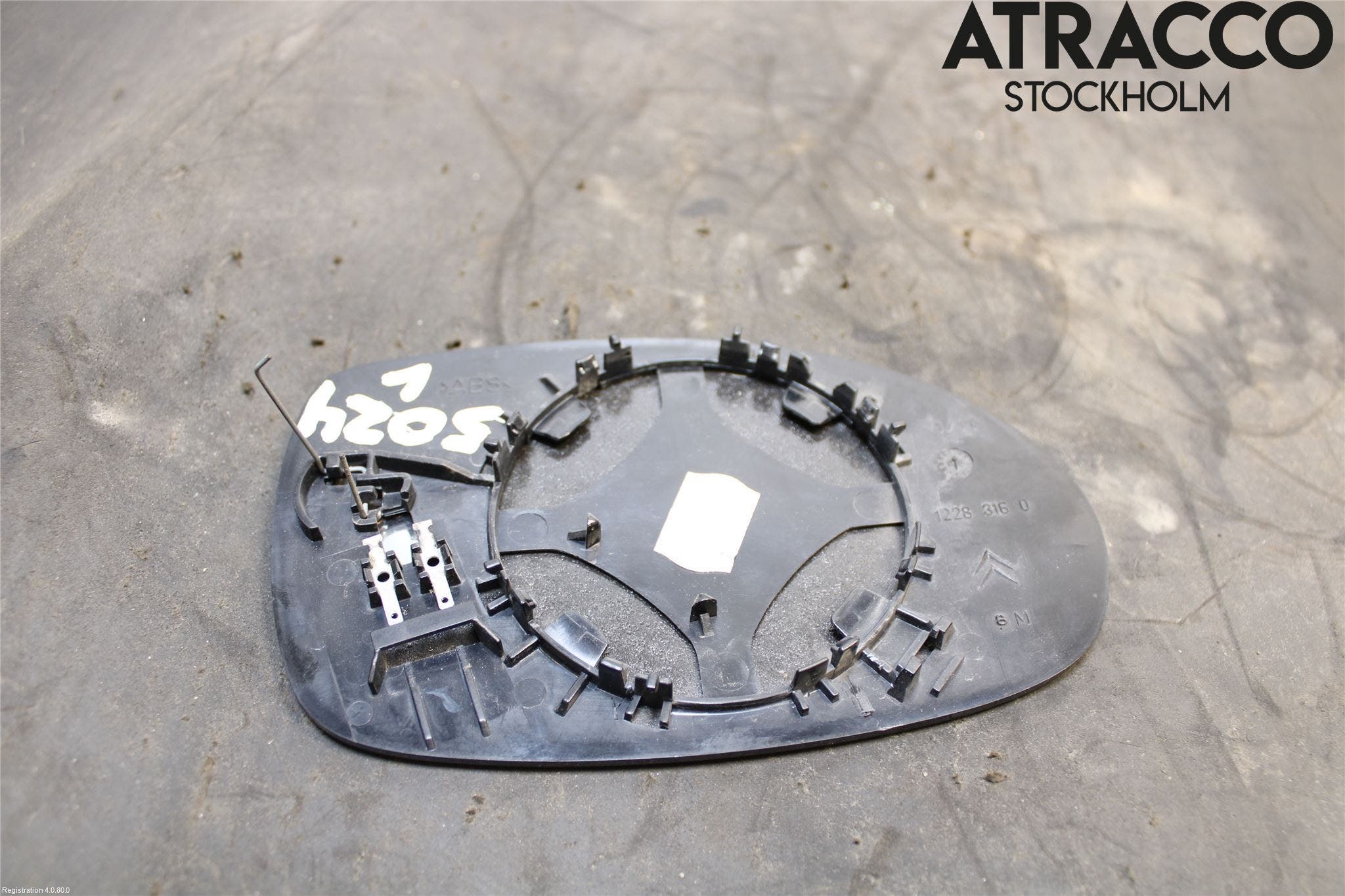 Citroen C5 05-08 Spegelglas Vä