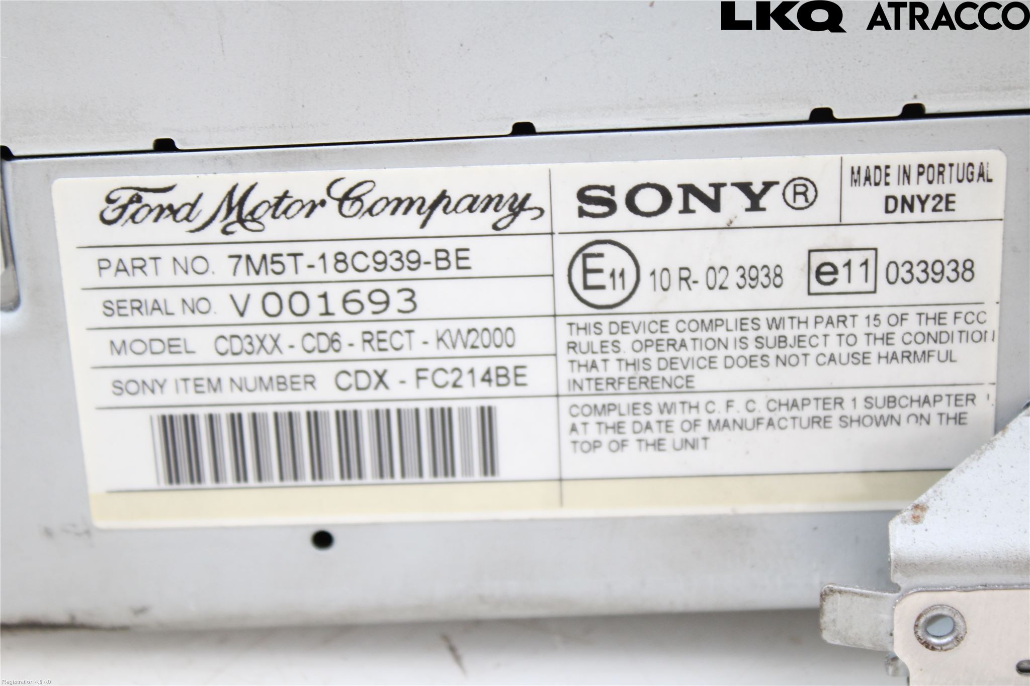 Ford FOCUS C-MAX I 07-10 Cd Radio - Multimediapanel
