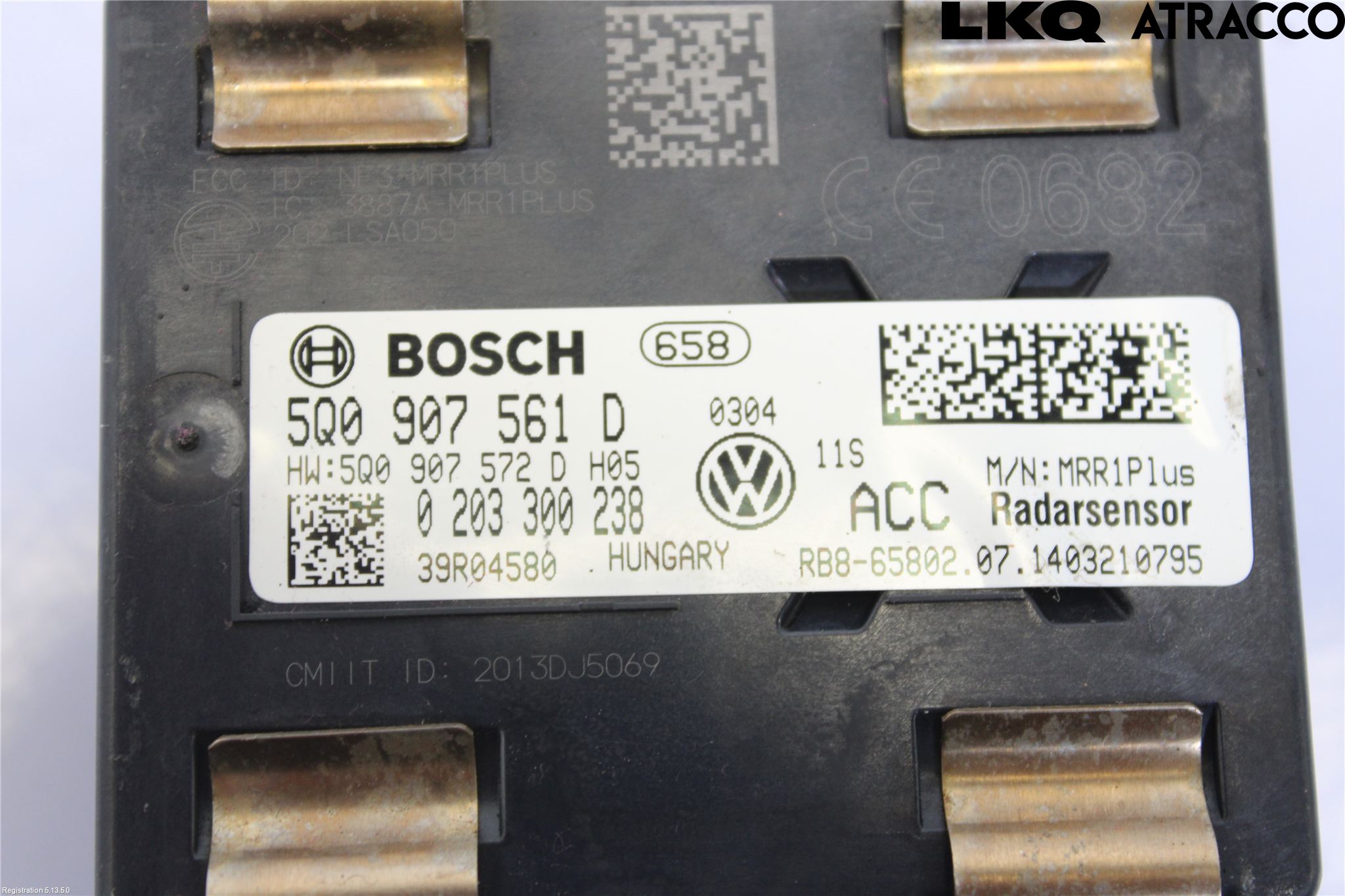 Volkswagen VW GOLF / E-GOLF VII 13-20 Sensor Adaptiv Farthållare