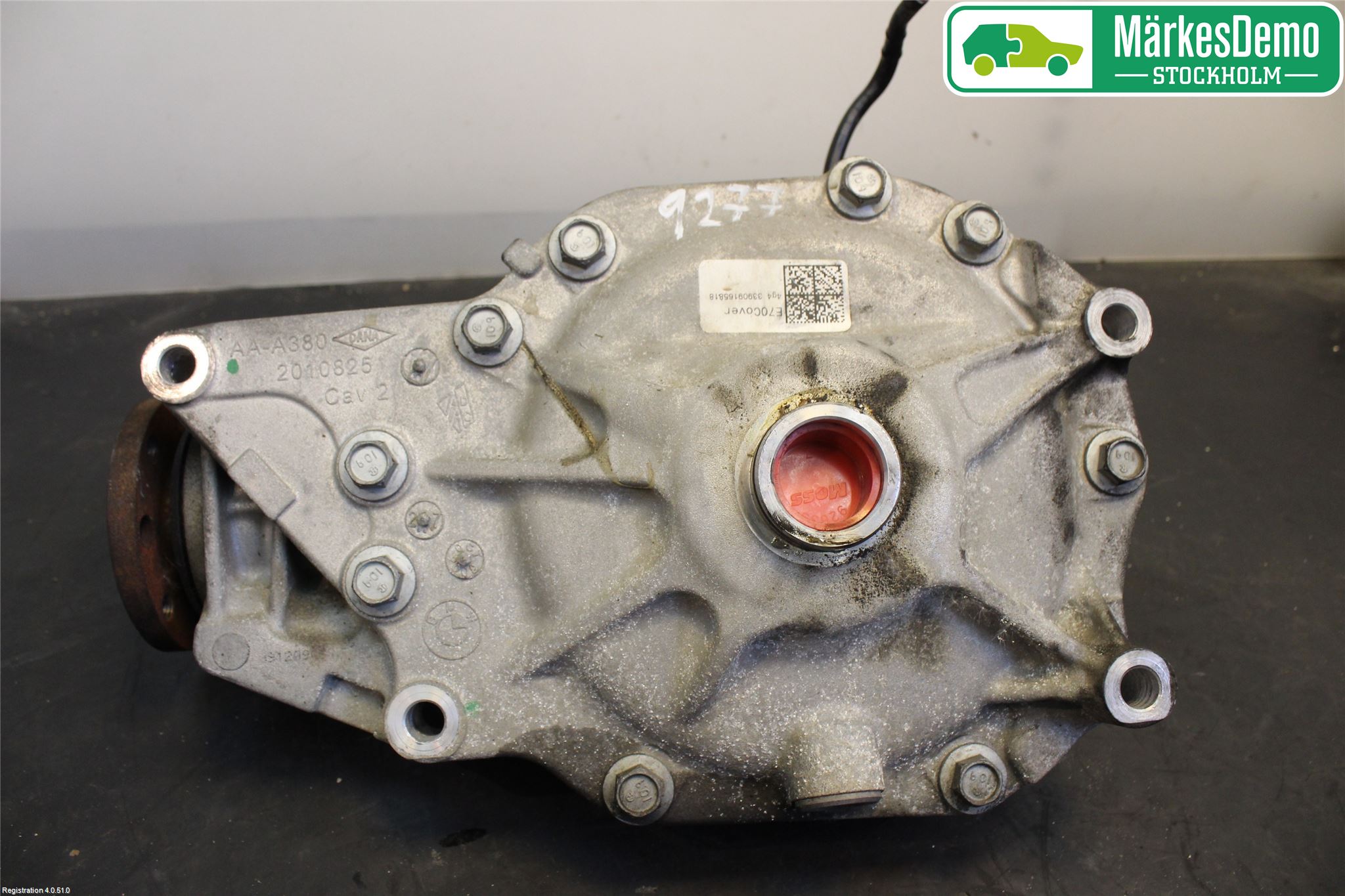 BMW X6 E71/E72   08-14 Framvagn Diffrential