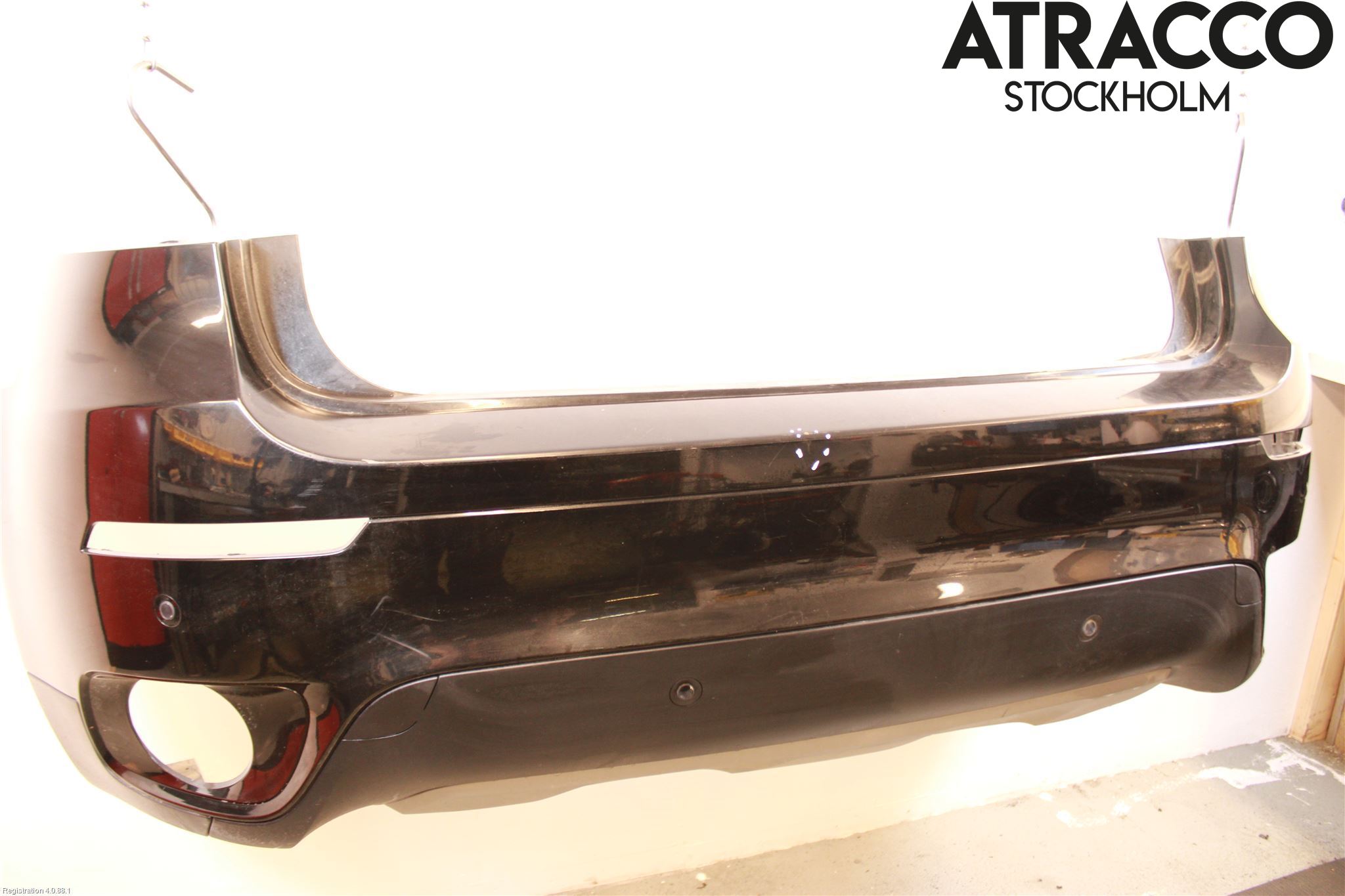 BMW X6 E71/E72   08-14 Stötfångarbeklädnad Bak