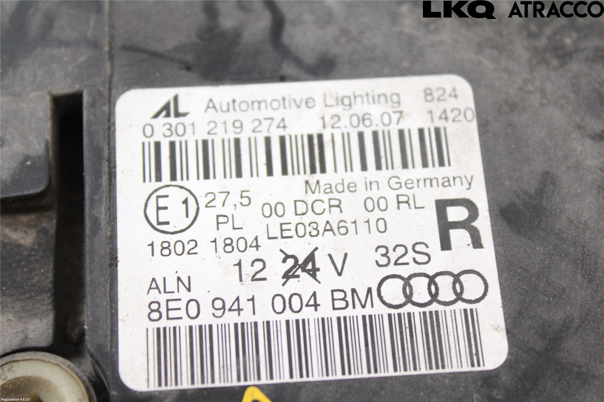 Audi A4/S4 05-07 Strålkastare Höger