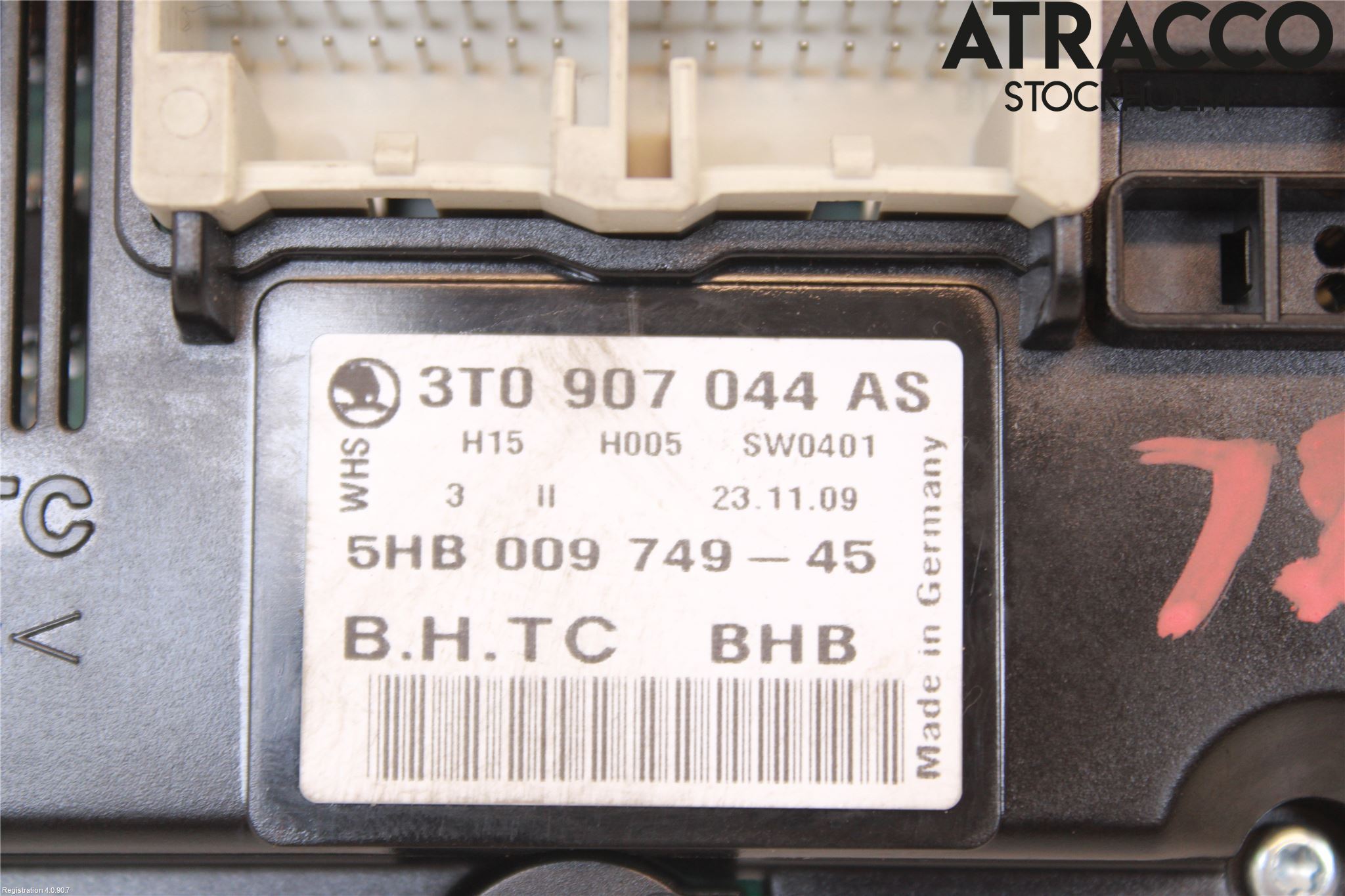 Skoda YETI Ac Styrenhet Ac Manöveren