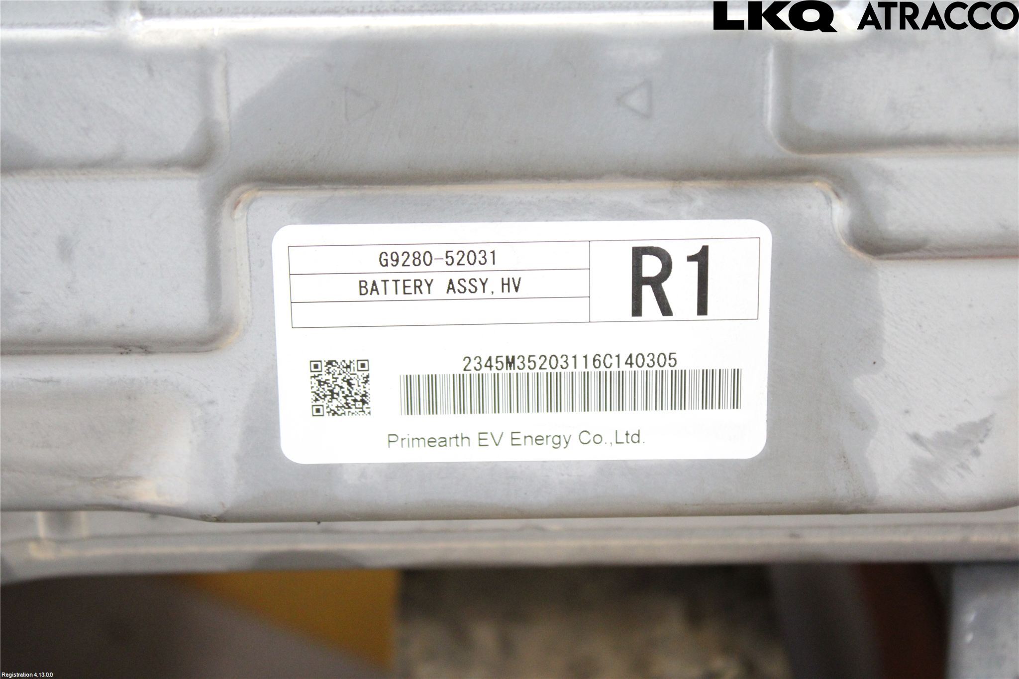 Toyota YARIS XP130 15-20 Batteri Högspänning