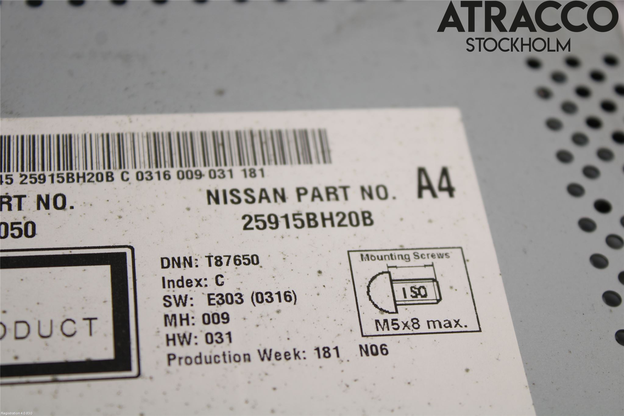 Nissan JUKE 10-14 Cd Radio - Multimediapanel