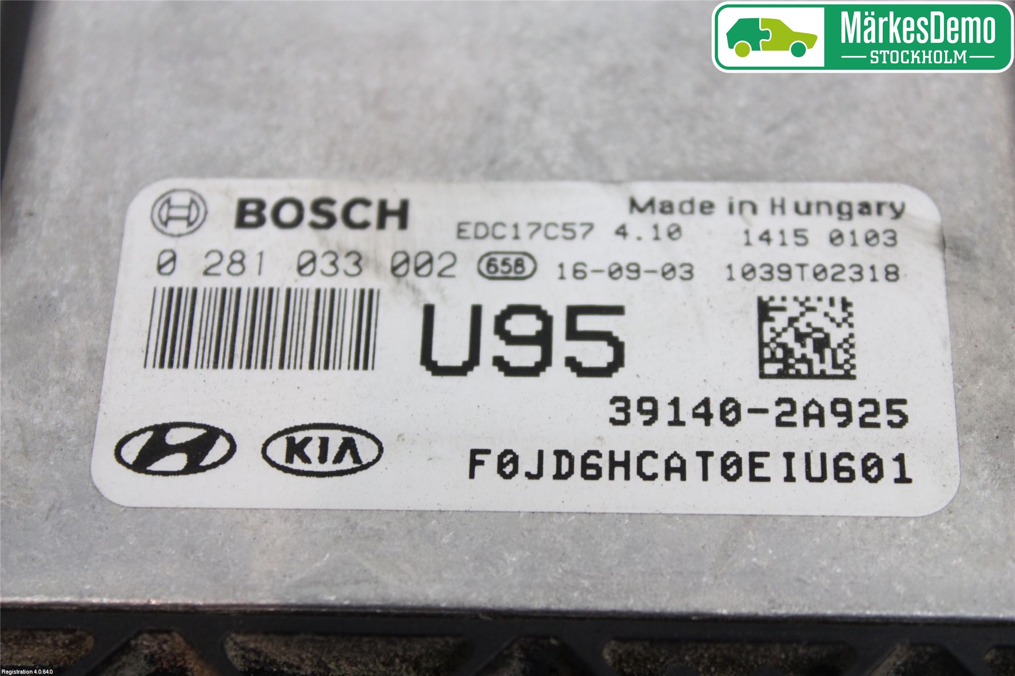 Kia CEED 12-18 Styrenhet Insprut Bensin