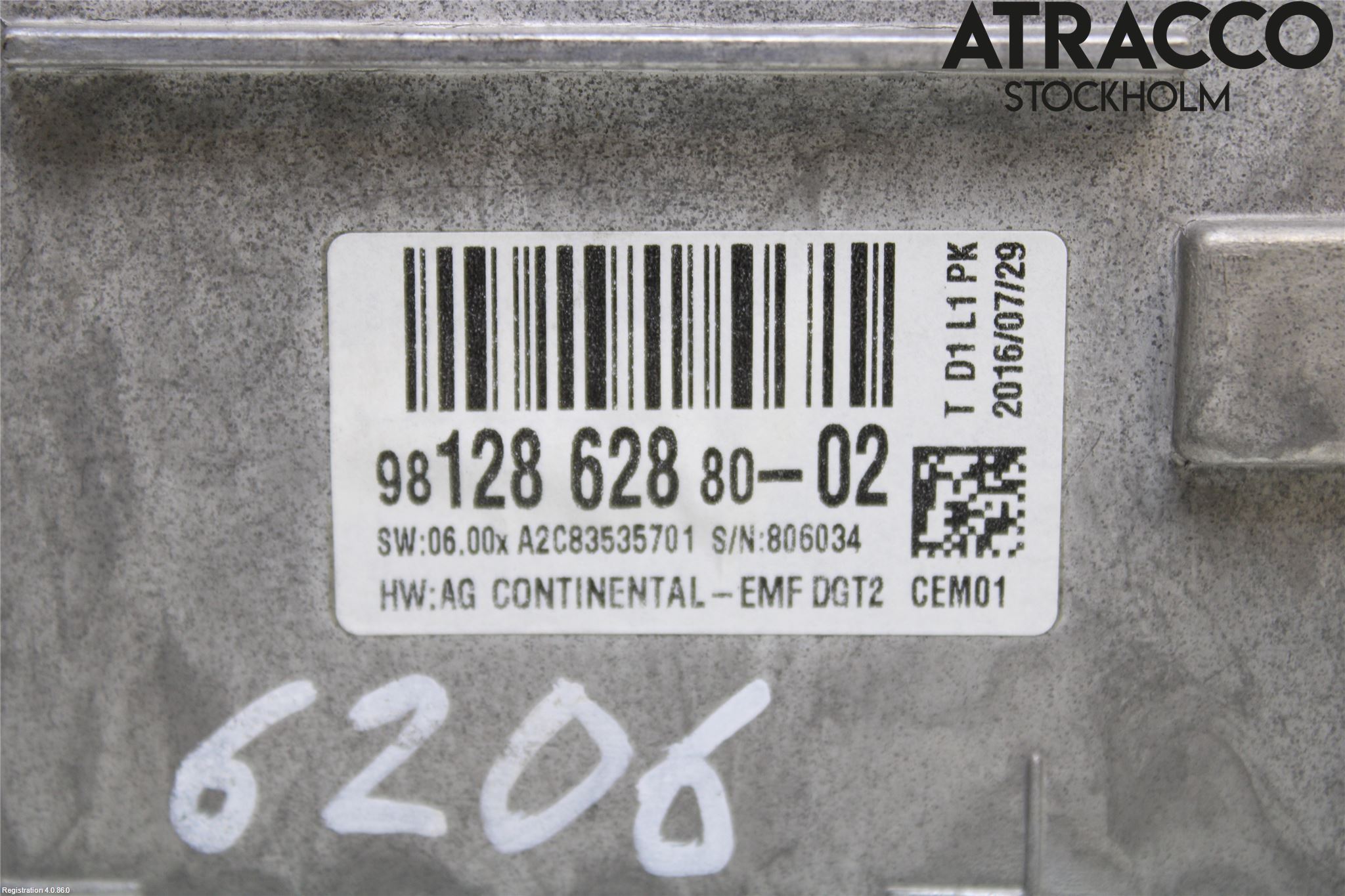 Peugeot PEUGOT 208 16-19 Multifunktionsdisplay