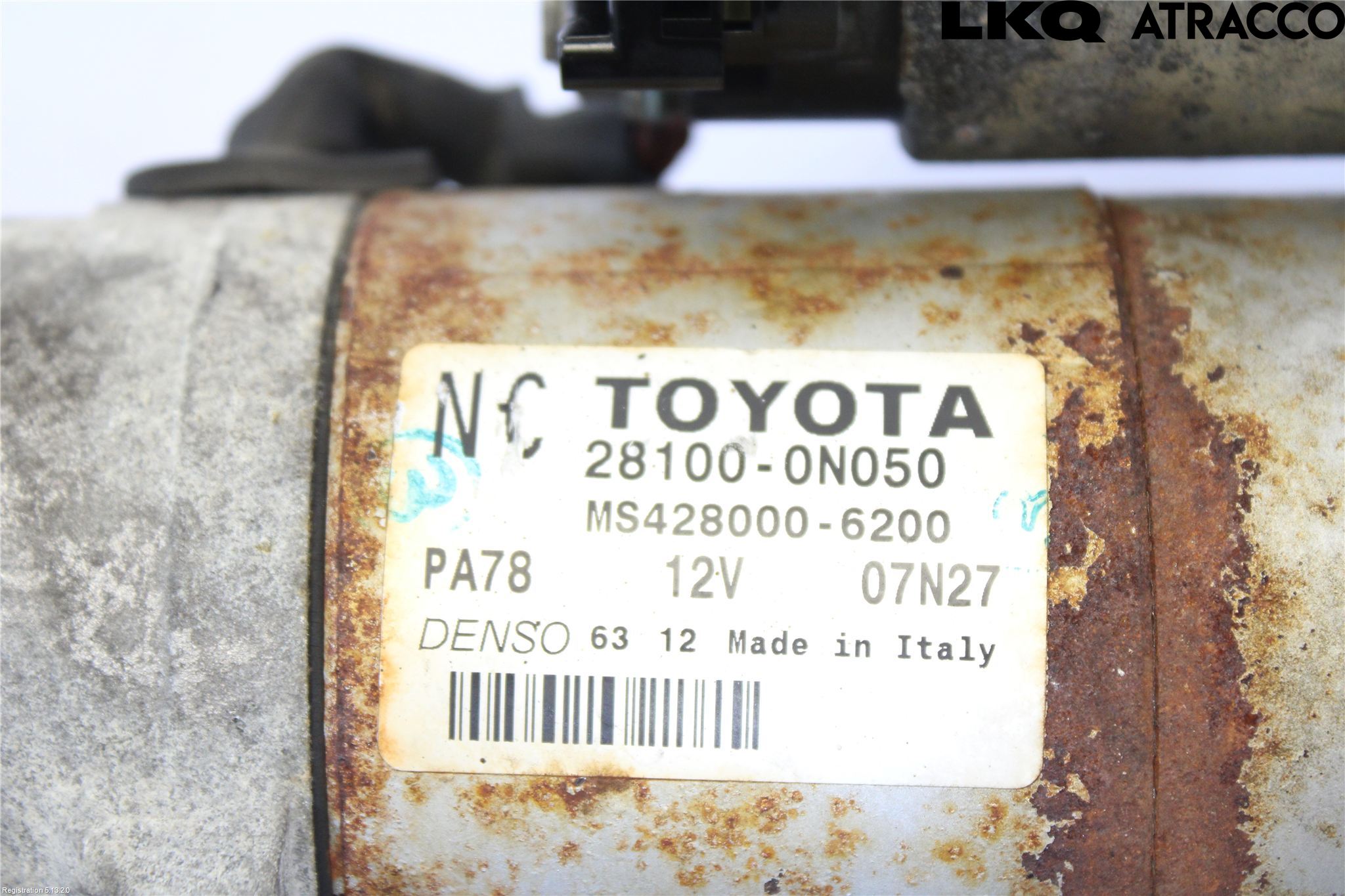 Toyota AURIS 10-12 Startmotor Diesel