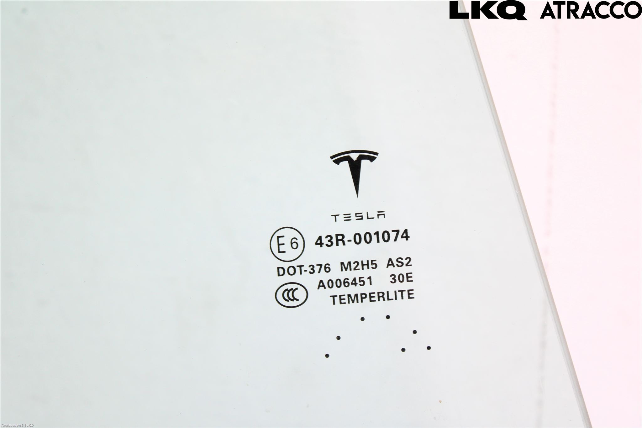 Tesla MODEL S 13- Dörruta Bak Höger