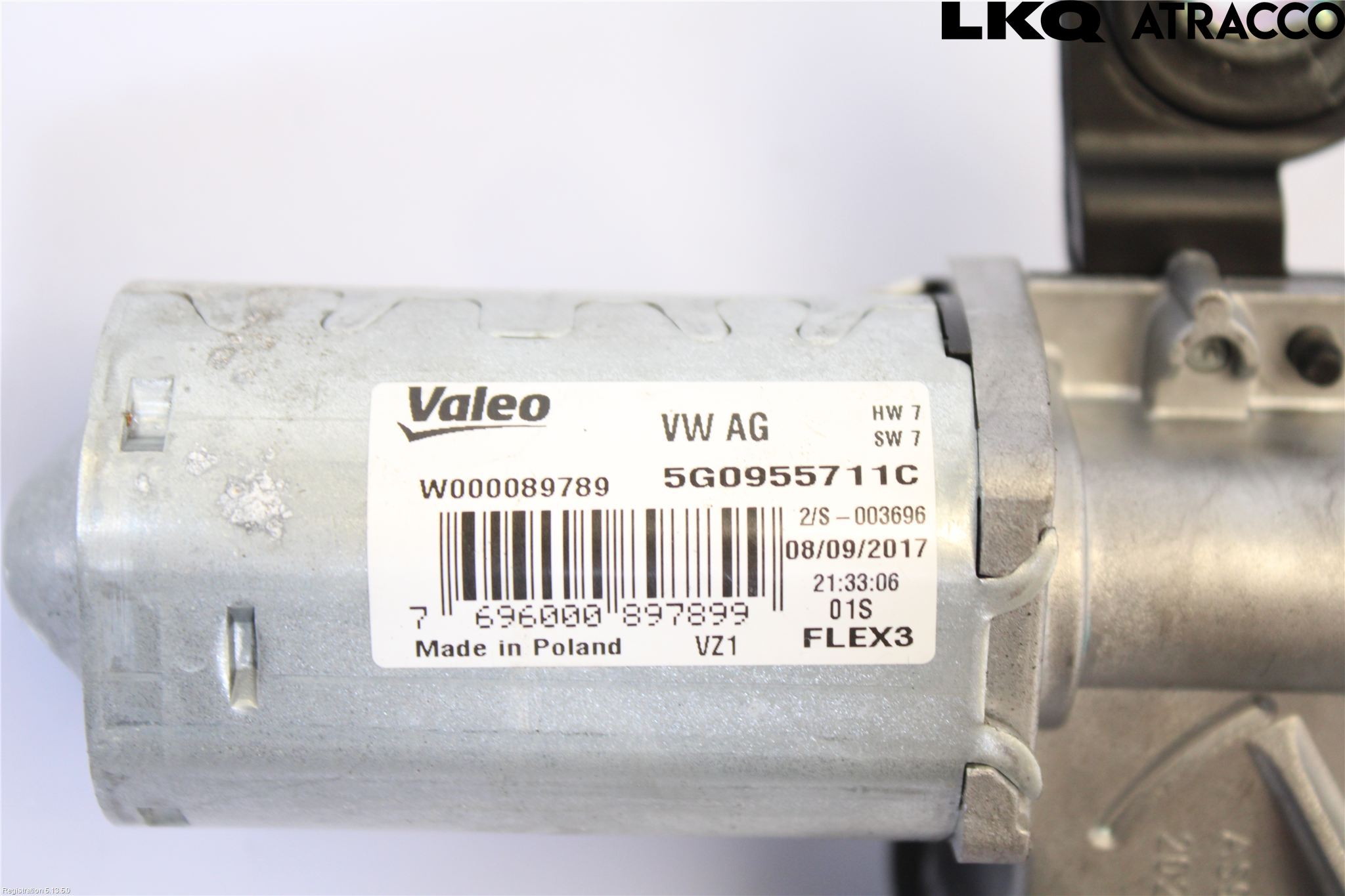 Volkswagen VW GOLF / E-GOLF VII 13-20 Torkarmotor Baklucka