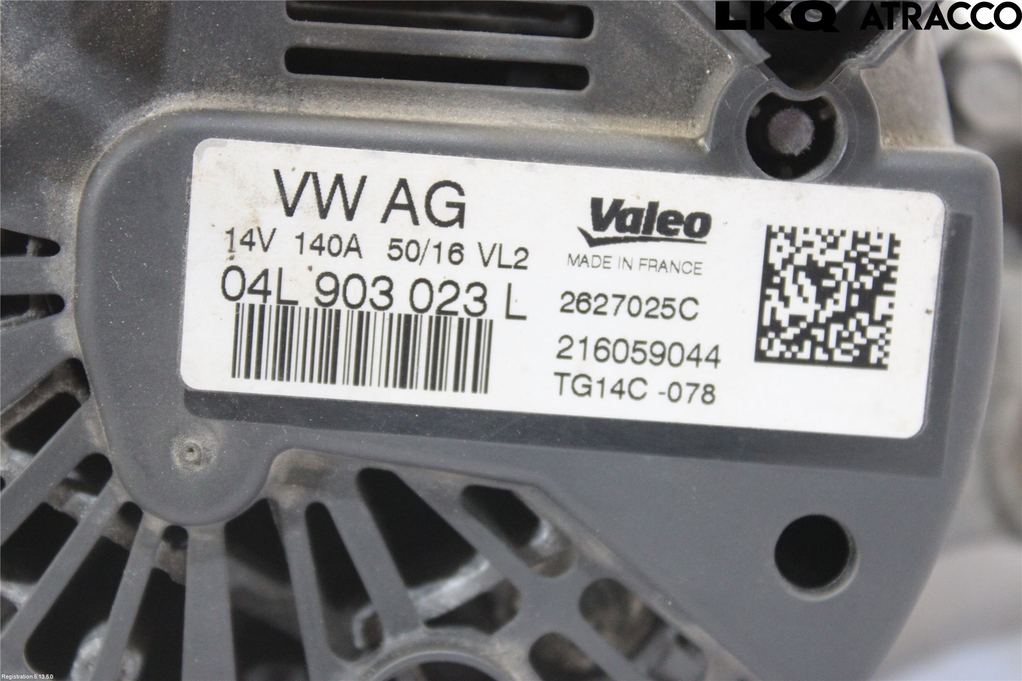 Audi Q3 8U 12-18 Generator