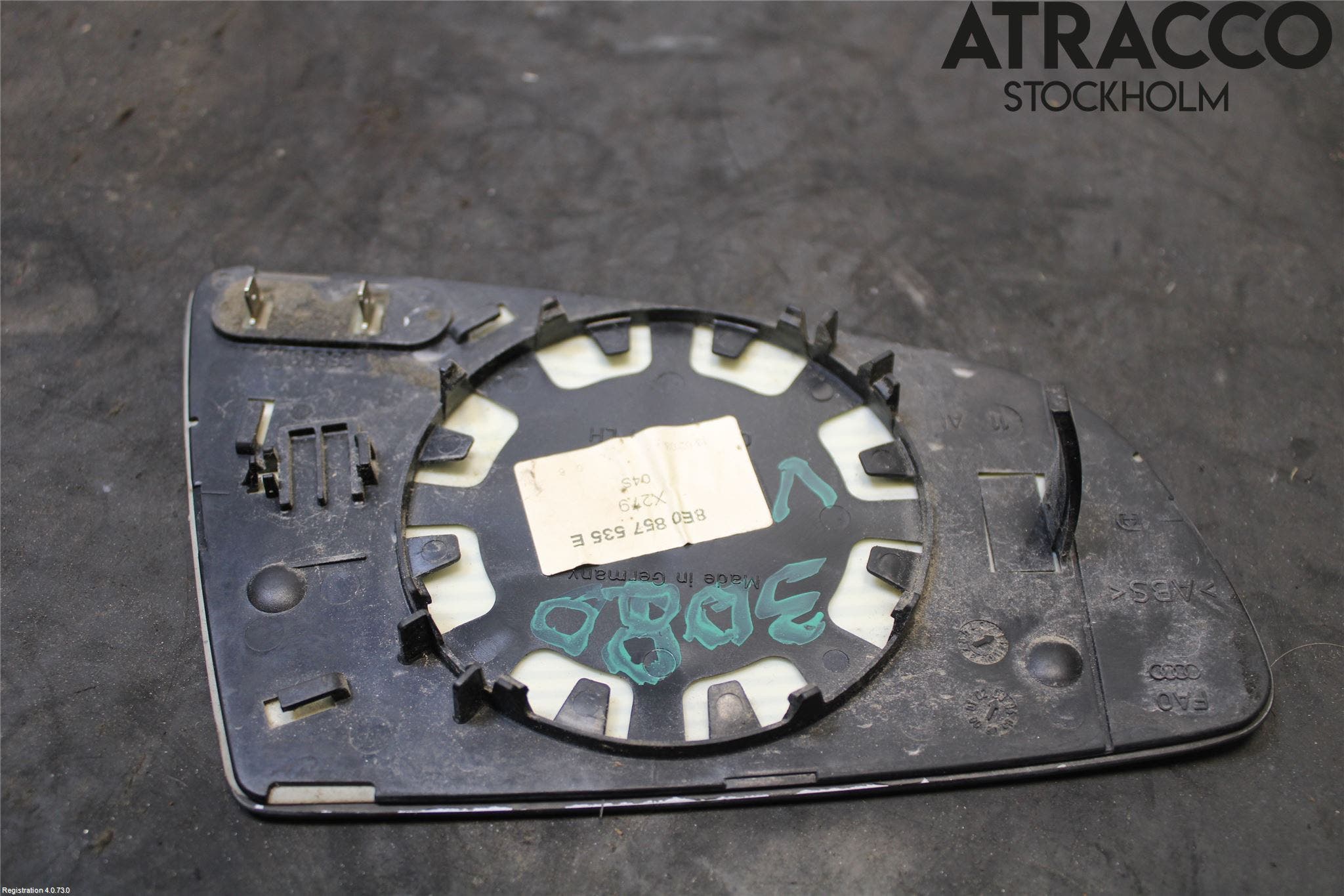 Audi A3/S3     04-05 Spegelglas Vä