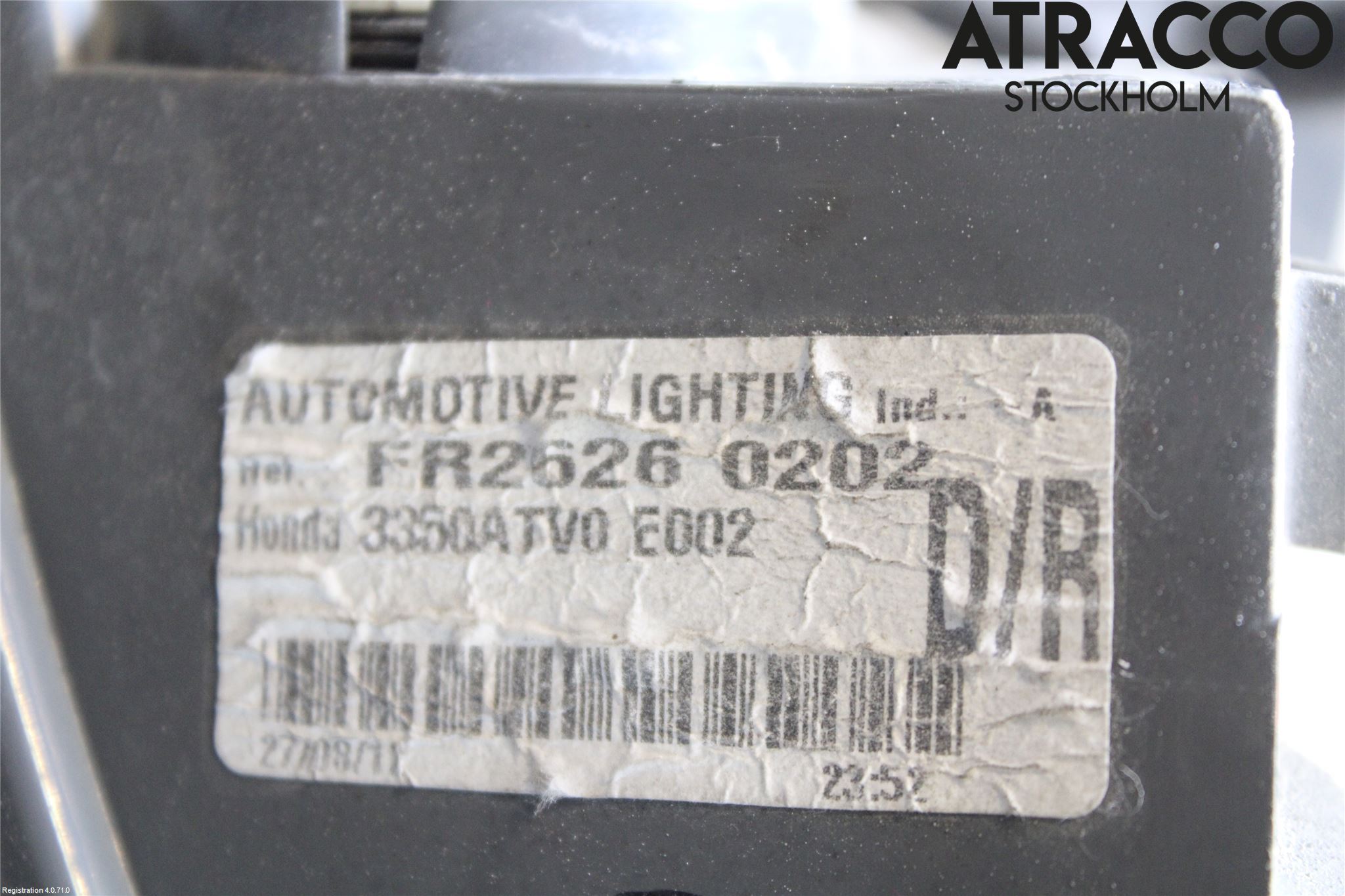 Honda CIVIC 12-16 Bakljus Höger