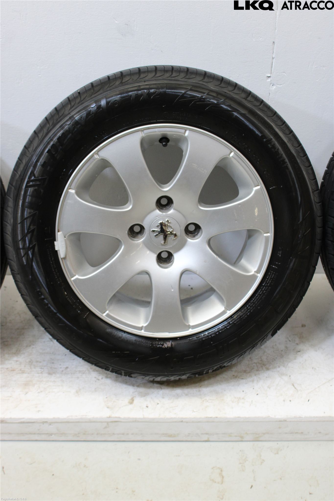 Peugeot 307     05-08 Sommardäck Alumfälg 4St