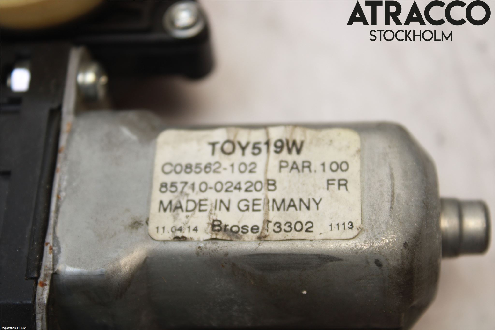 Toyota AURIS 13-19 Fönsterhiss El Kompl