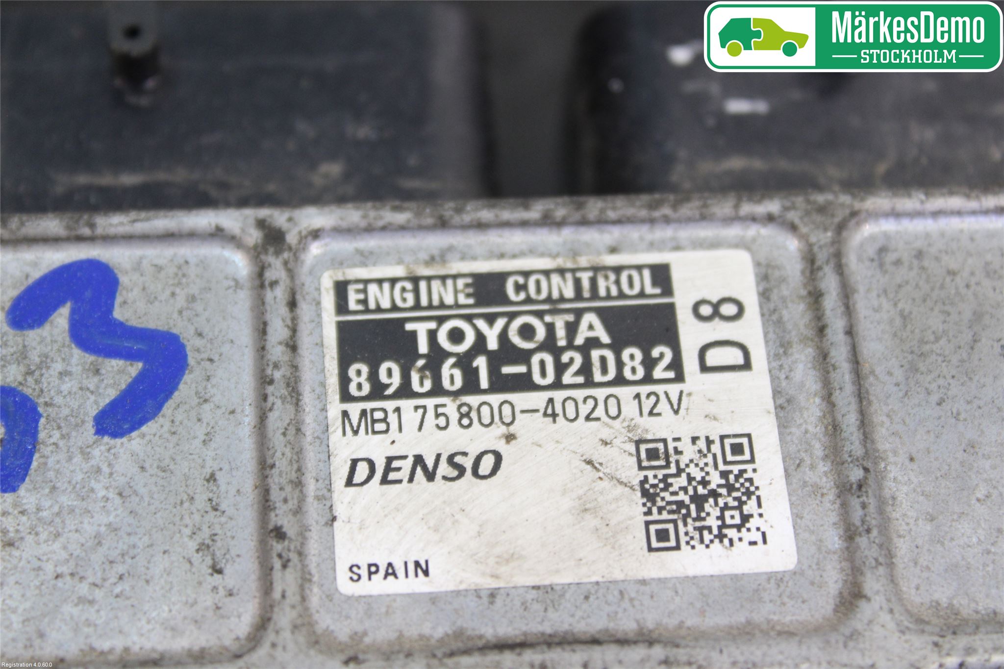 Toyota AURIS 07-09 Styrenhet Insprut Bensin