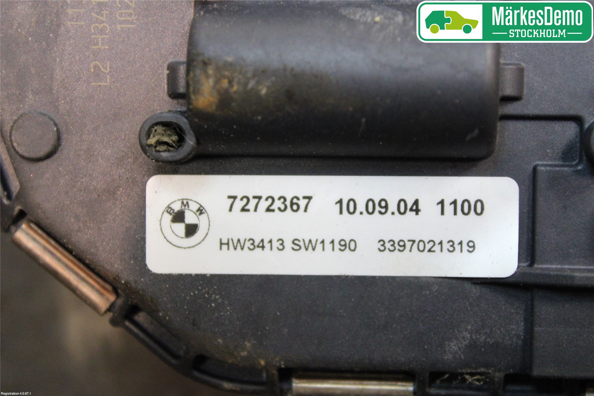 BMW 5 F10/F11/F18 09-17 Torkarmotor Vindruta