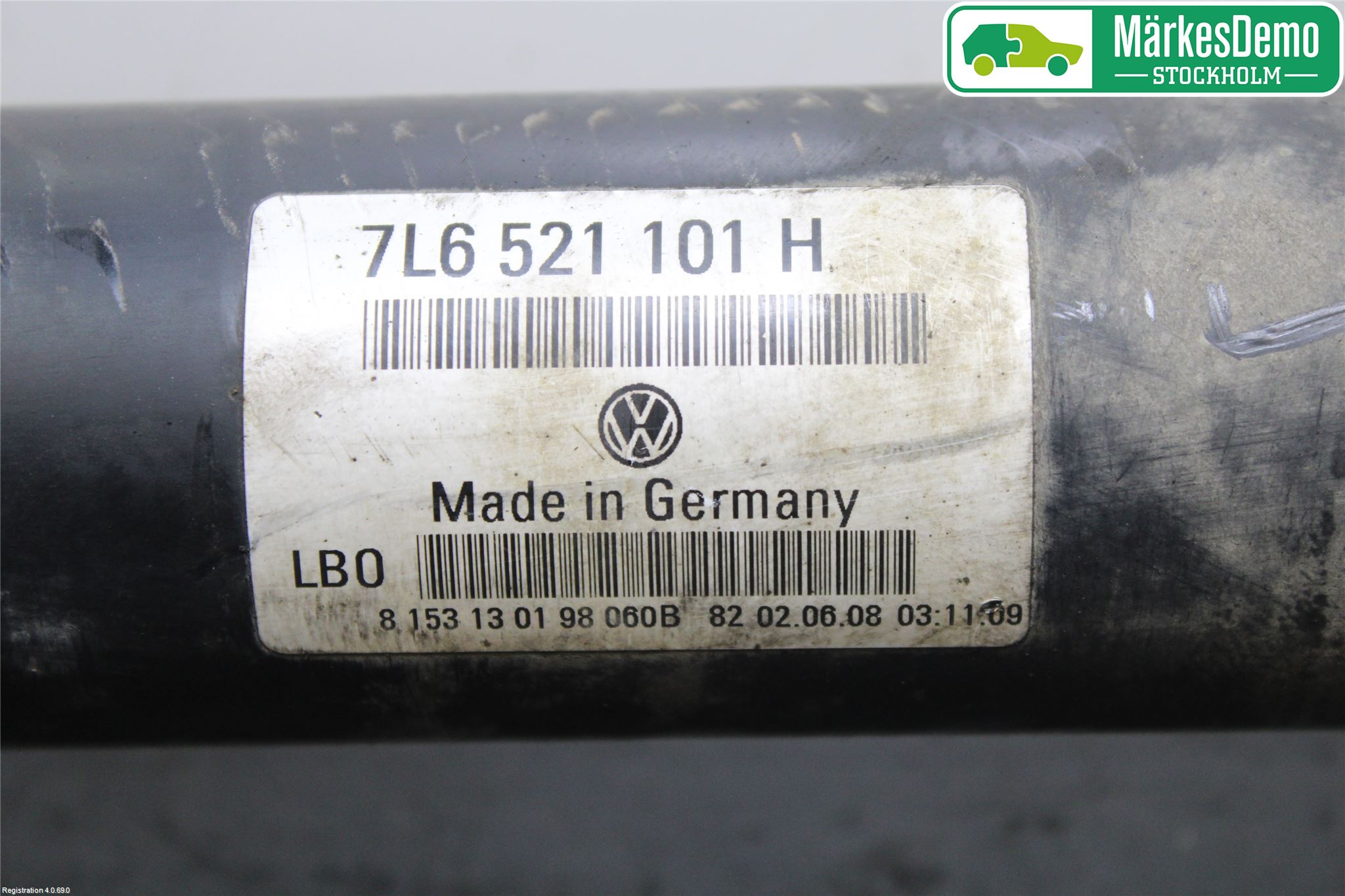 Audi Q7/SQ7 Mellanaxel Främre 4Wd