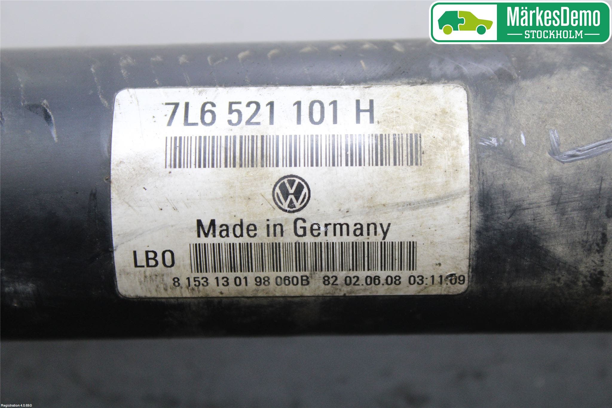 Audi Q7/SQ7 Mellanaxel Främre 4Wd