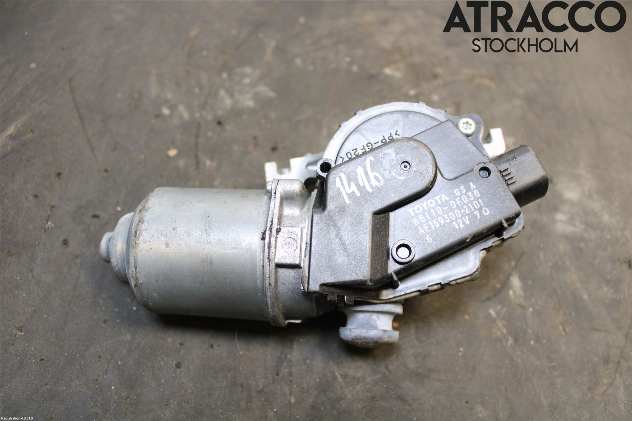 Toyota VERSO 09-18 Torkarmotor Vindruta