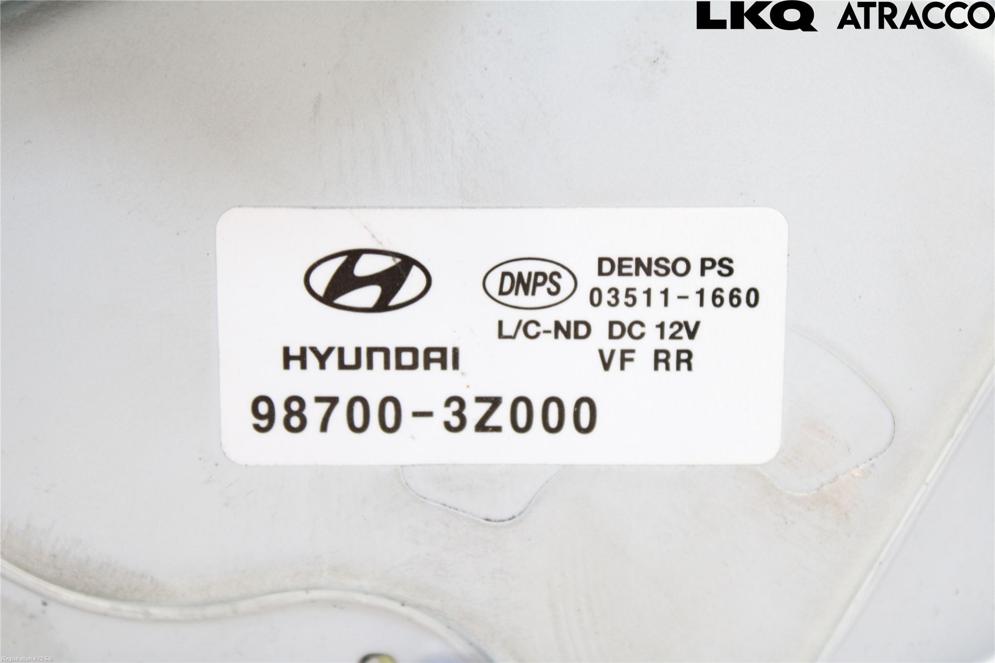Hyundai i40 08-15 Torkarmotor Baklucka