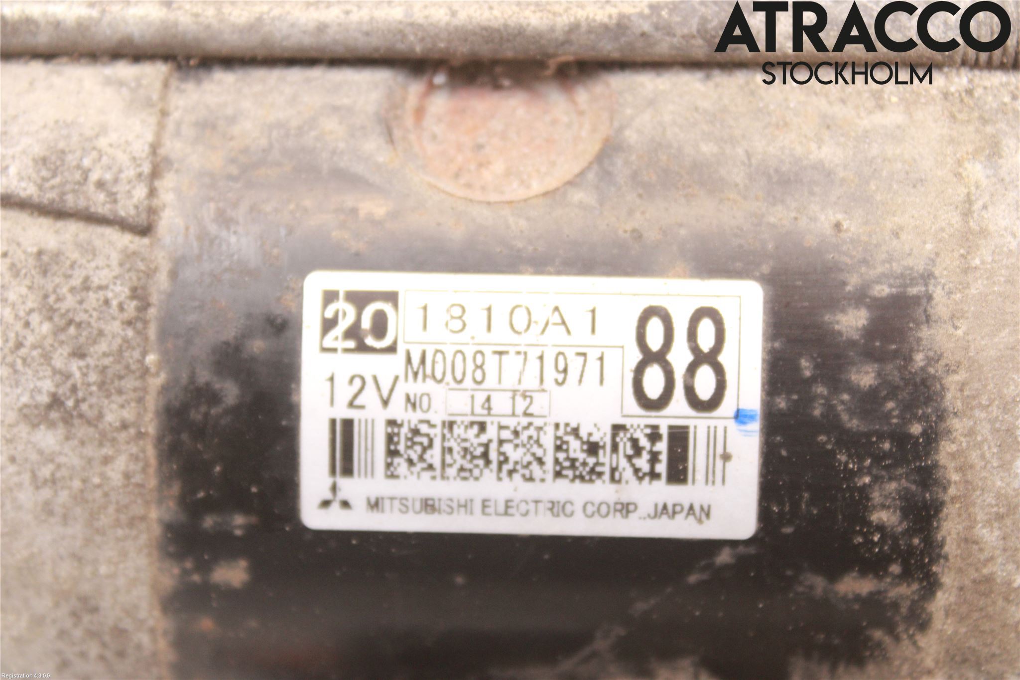 Mitsubishi ASX 10-22 Startmotor Diesel