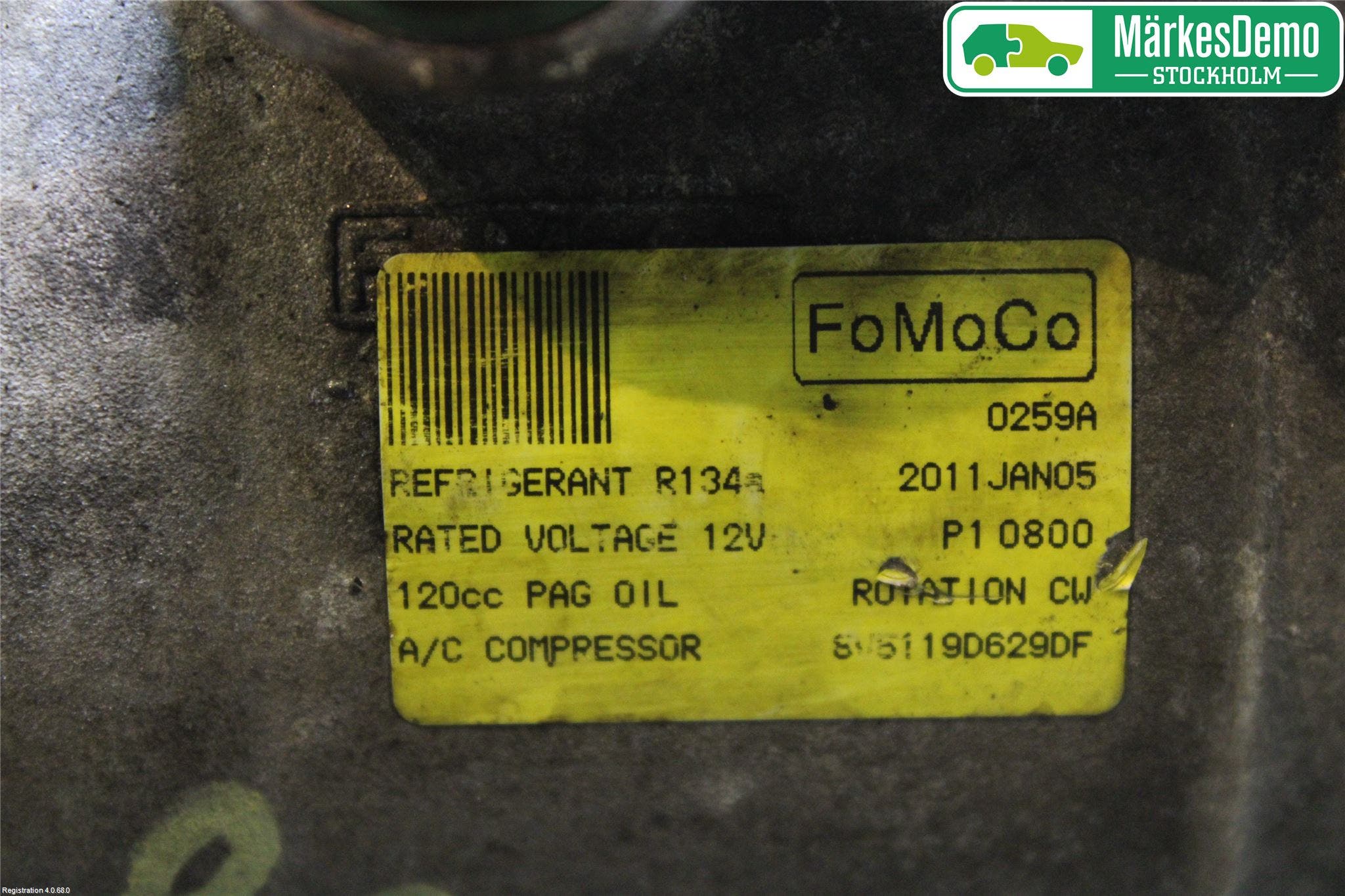 Ford FIESTA 09-12 Ac Kompressor