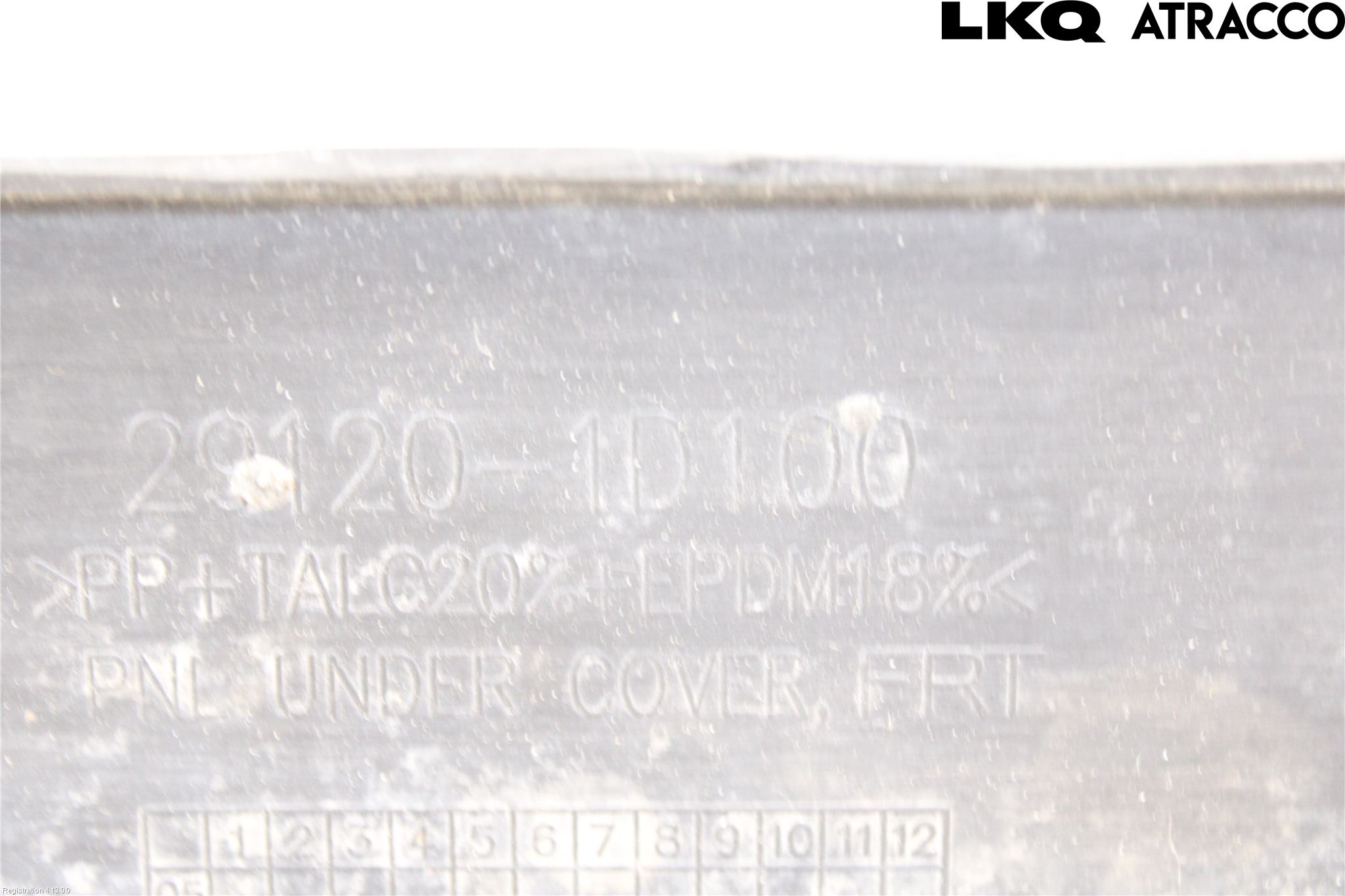 Kia CARENS II 07-12 Hasplåt Plåt-Plast