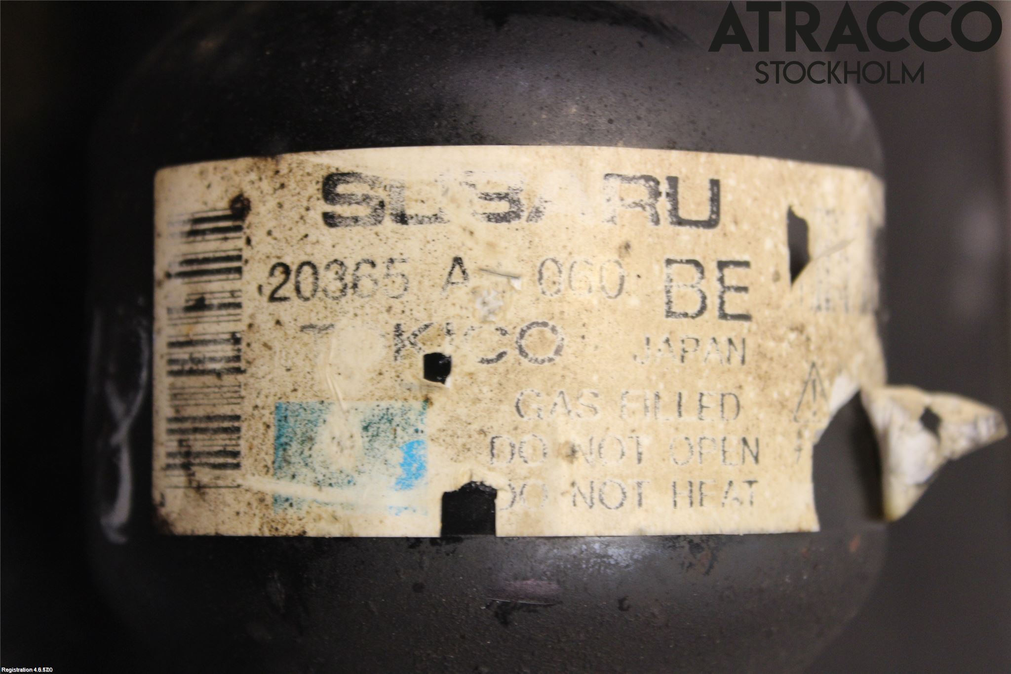 Subaru OUTBACK 10-15 Fjäderben Bak Vänster