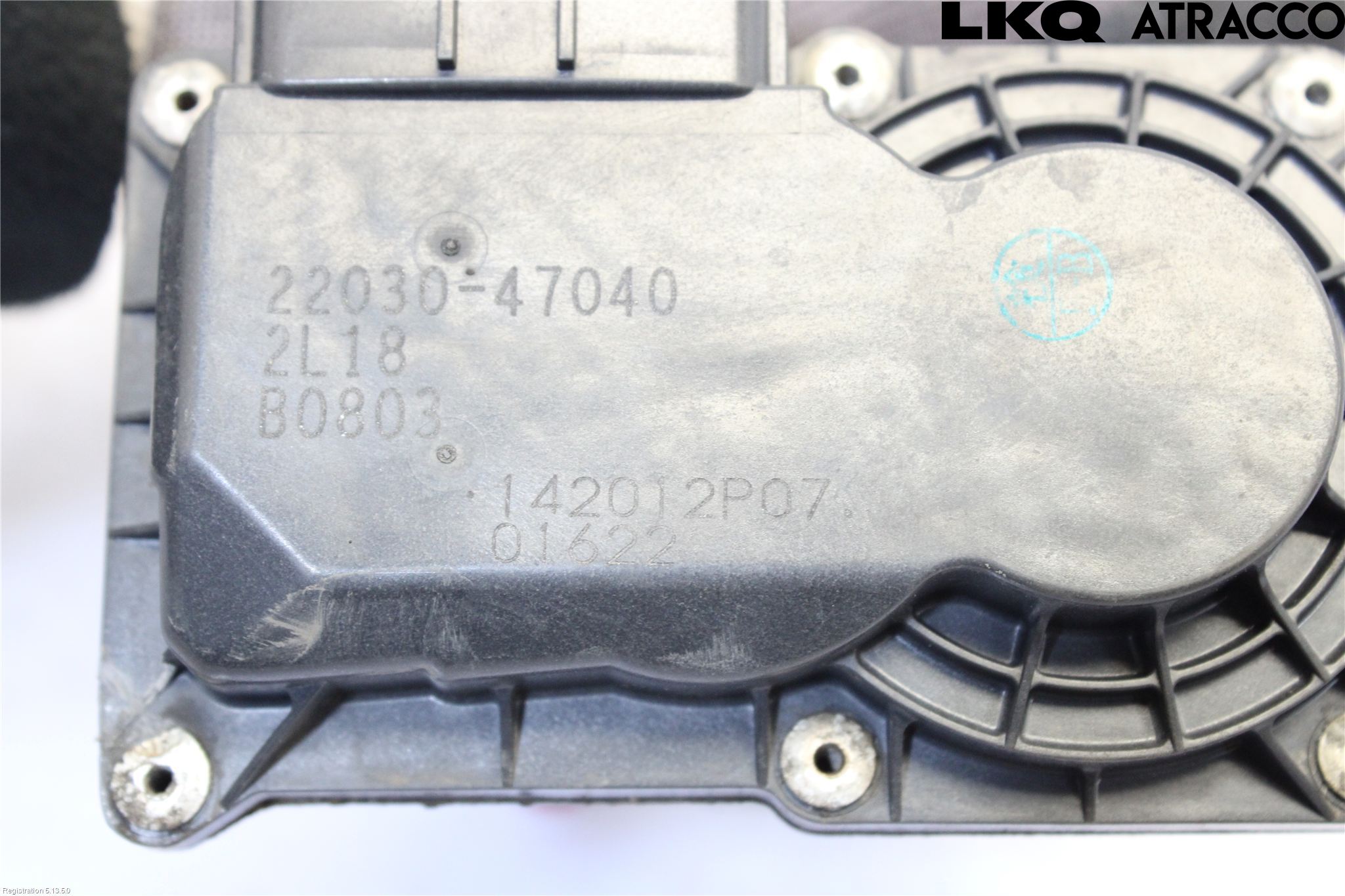 Toyota YARIS XP130 12-14 Injspjällhus