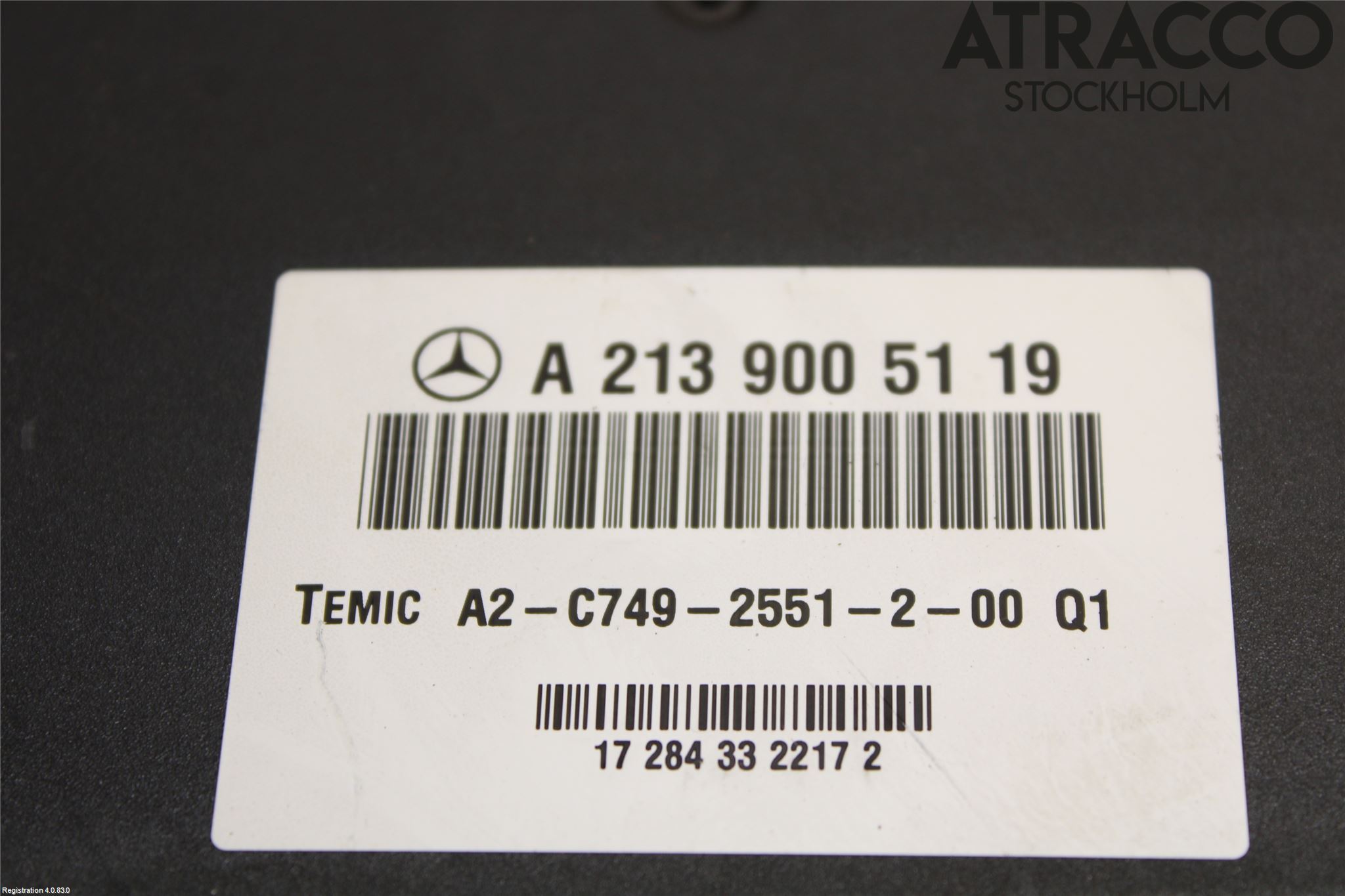 Mercedes-Benz MB E-KLASS (W213) 16-23 Styrenhet Fjädring