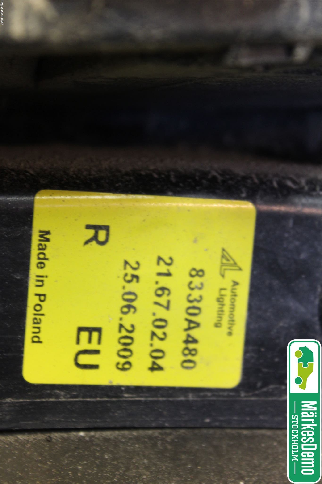 Mitsubishi COLT 09-13 Bakljus Höger