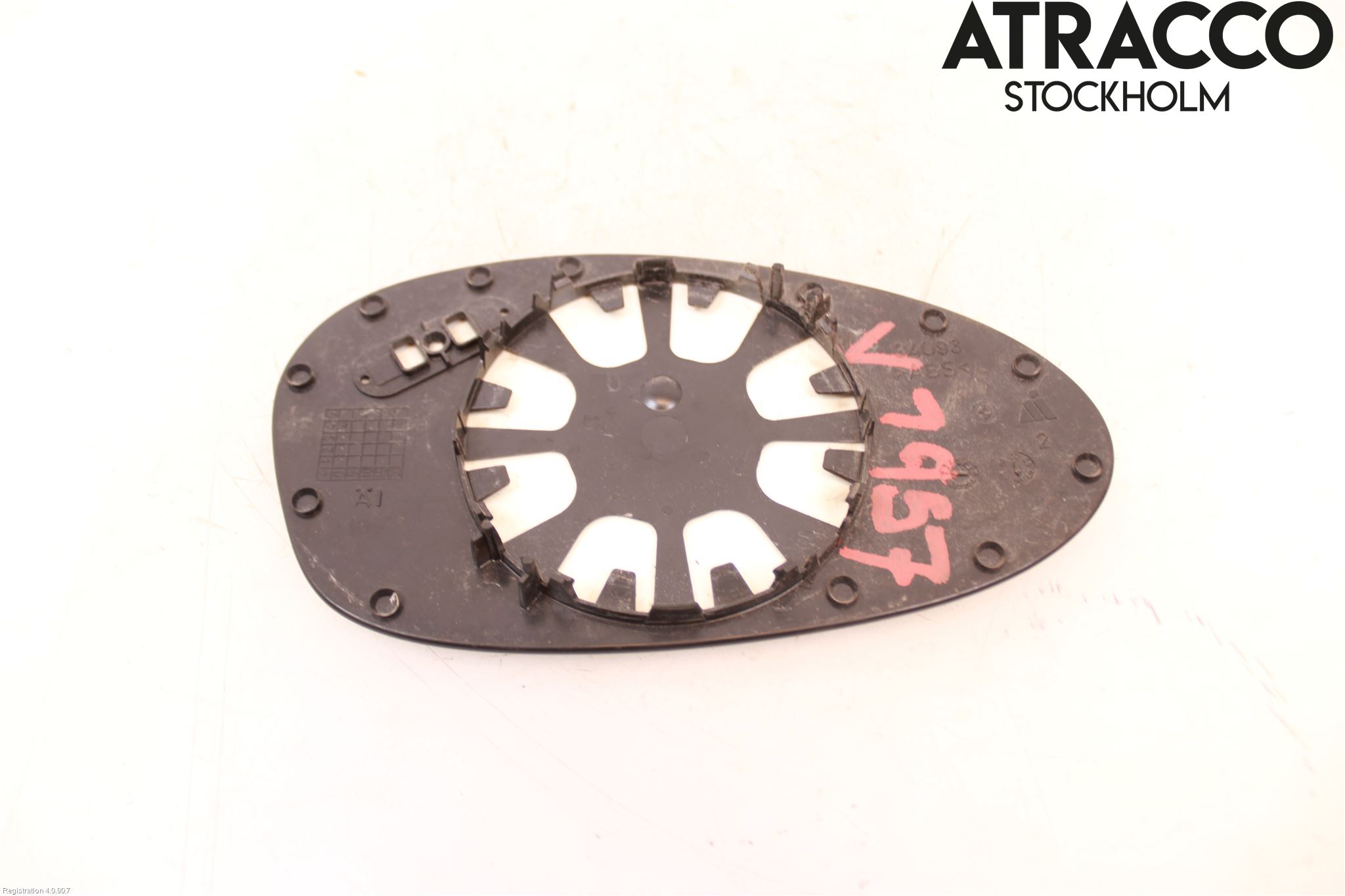 BMW 3 E90/91 SED/TOU 05-12 Spegelglas Vä