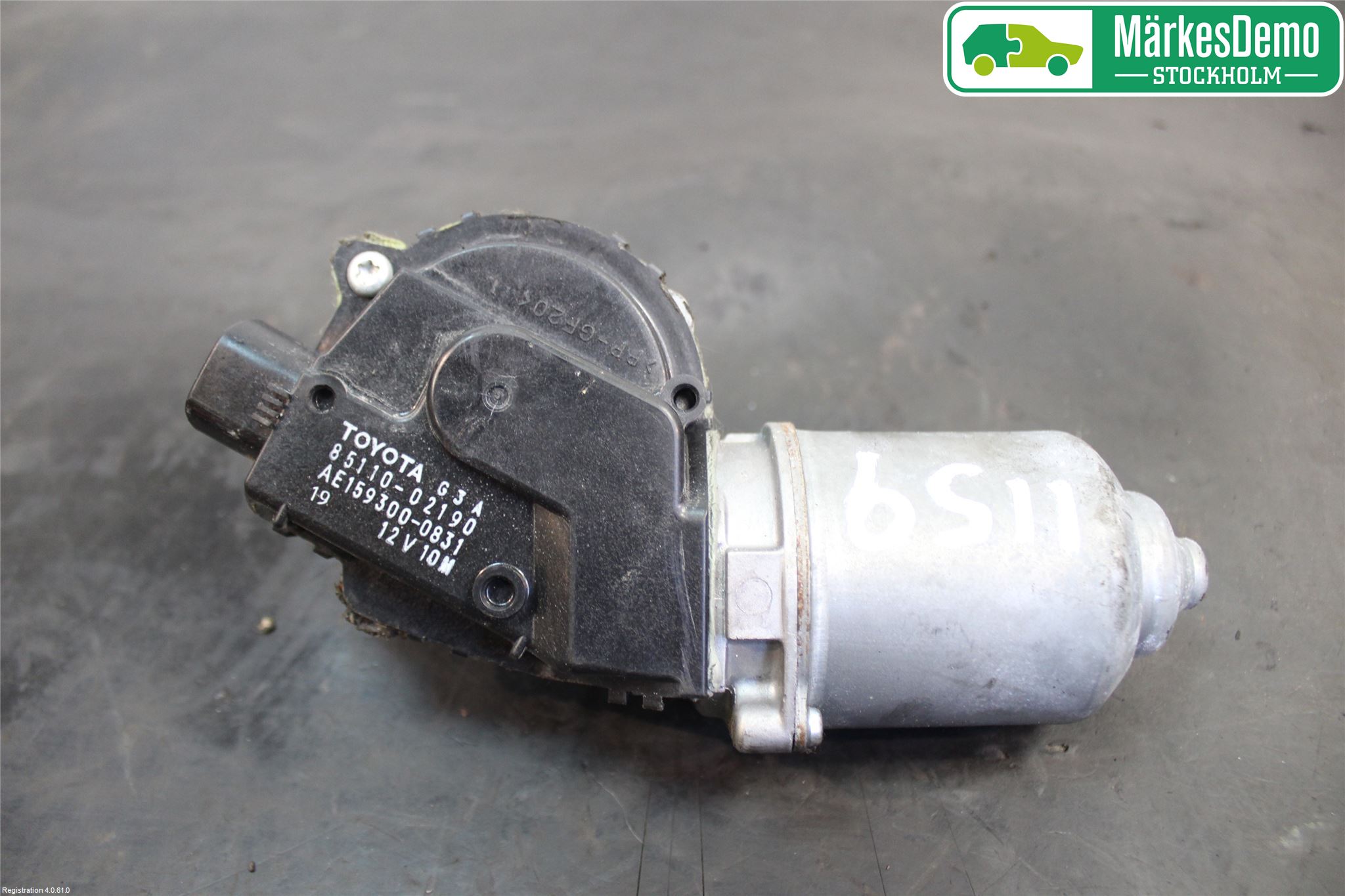 Toyota AURIS 10-12 Torkarmotor Vindruta