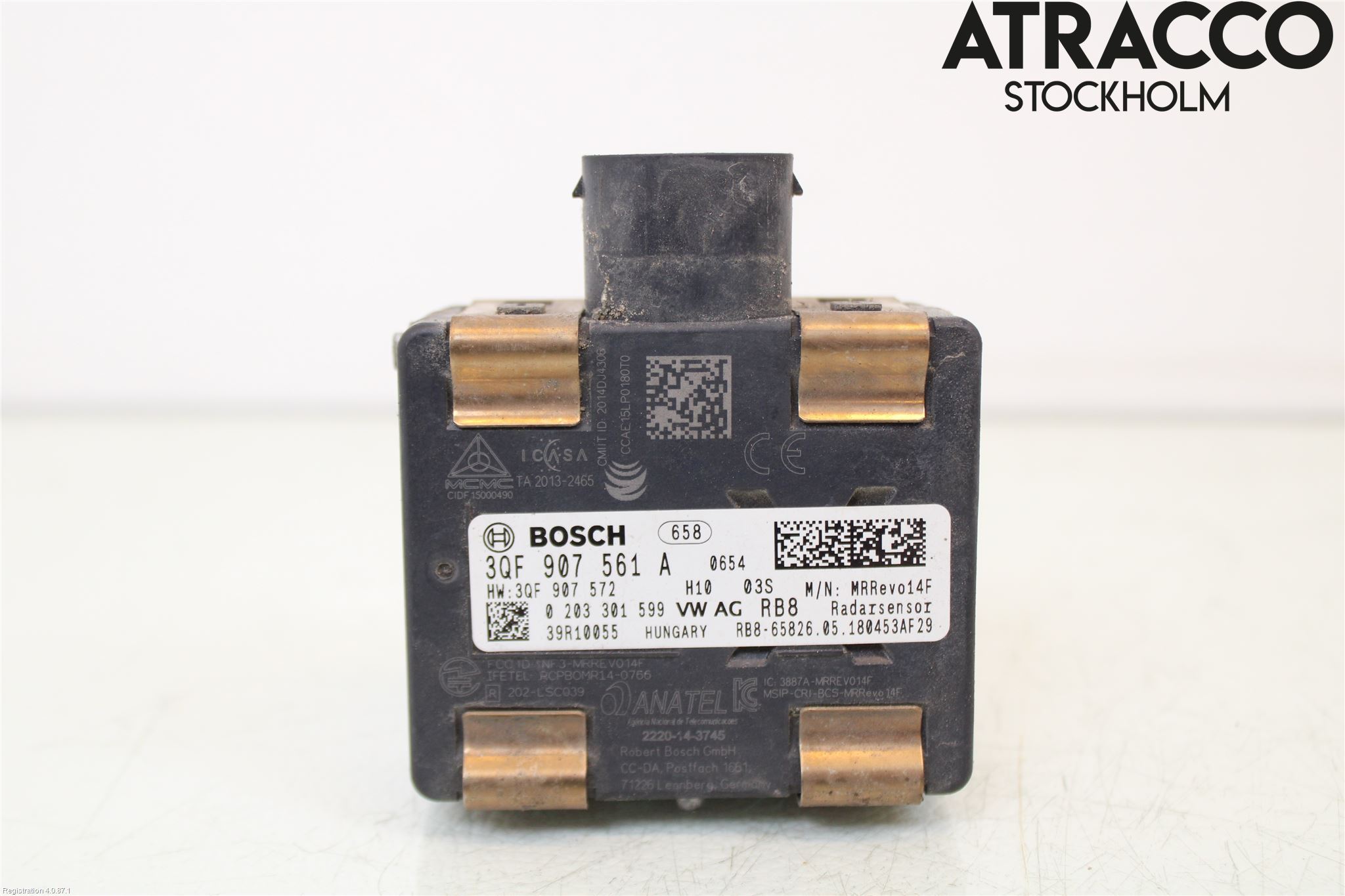 Volkswagen VW GOLF / E-GOLF VII 13-20 Sensor Adaptiv Farthållare