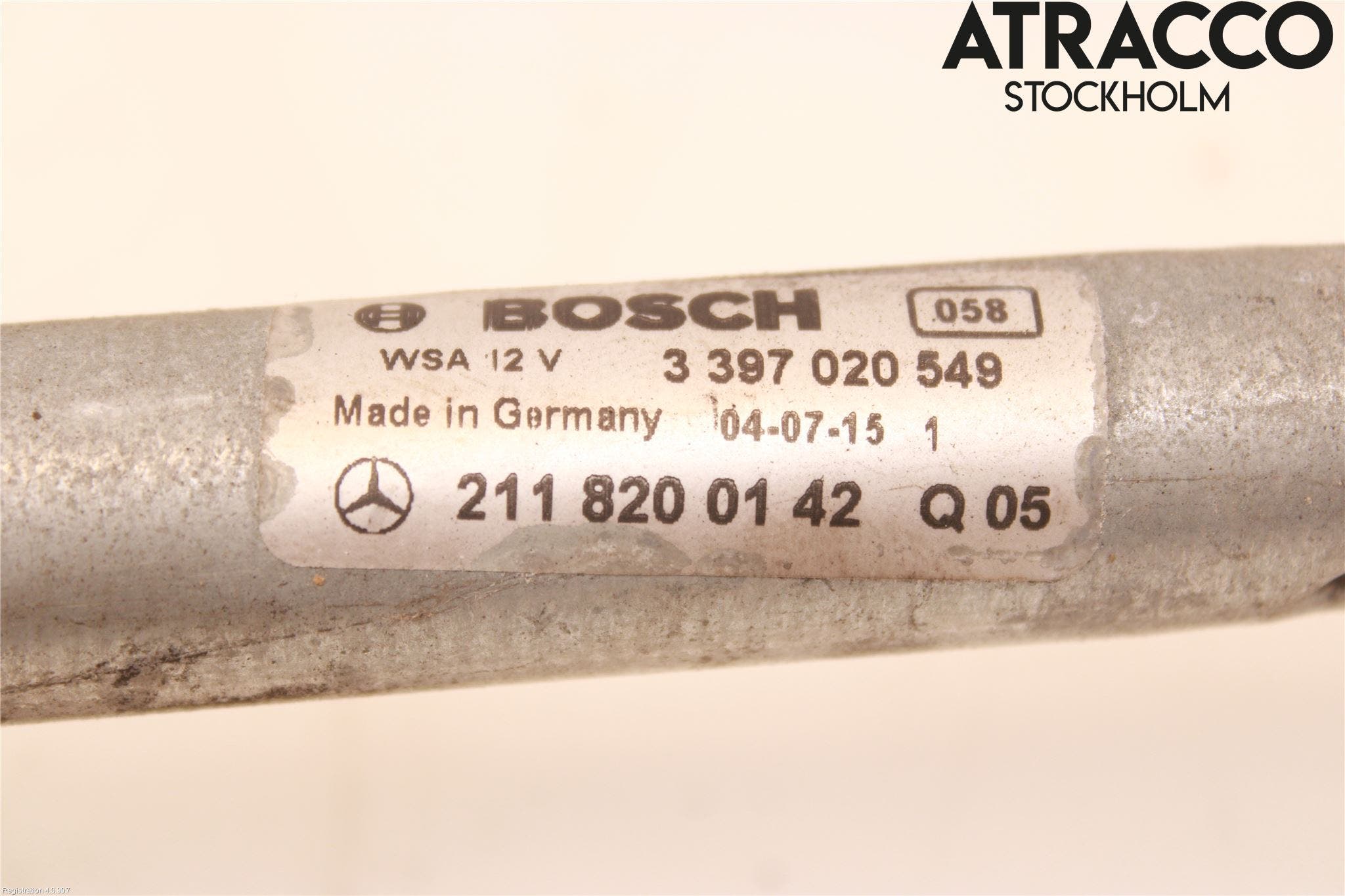 Mercedes-Benz MB E-KLASS (W211) 02-09 Torkarmekanism Vindruta