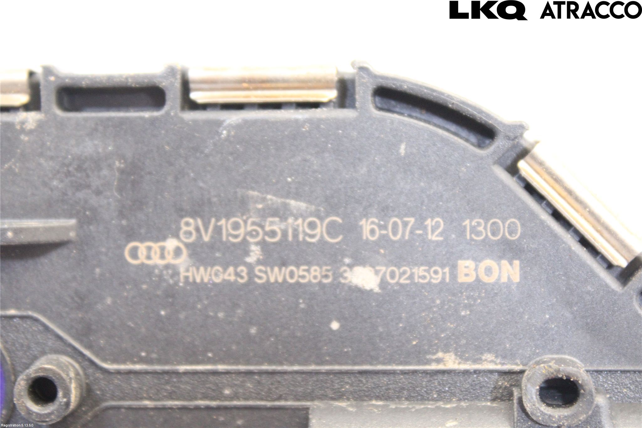 Audi A3/S3 8V 13-20 Torkarmotor Vindruta
