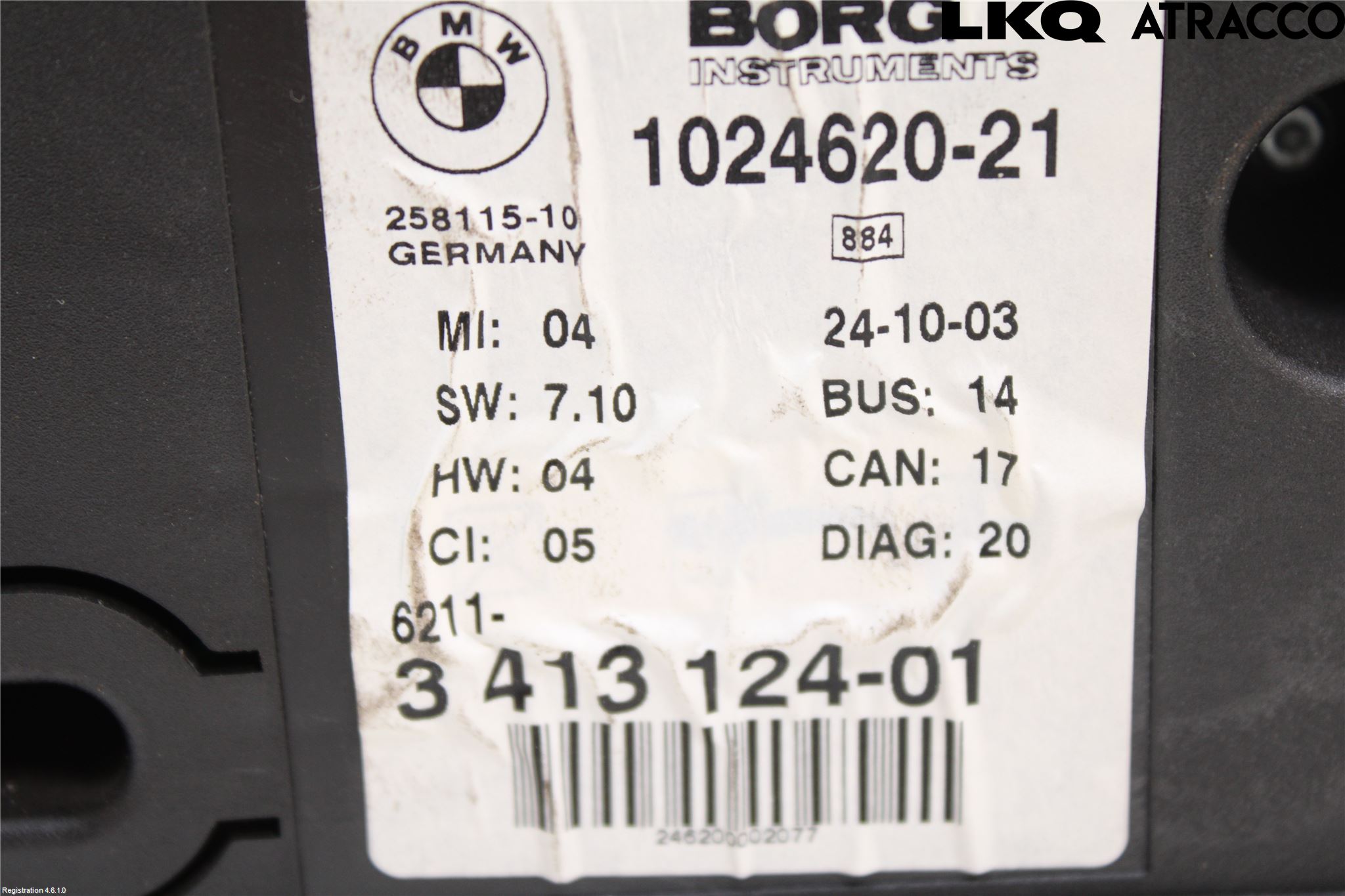 BMW X3 E83     03-10 Instrument Komb